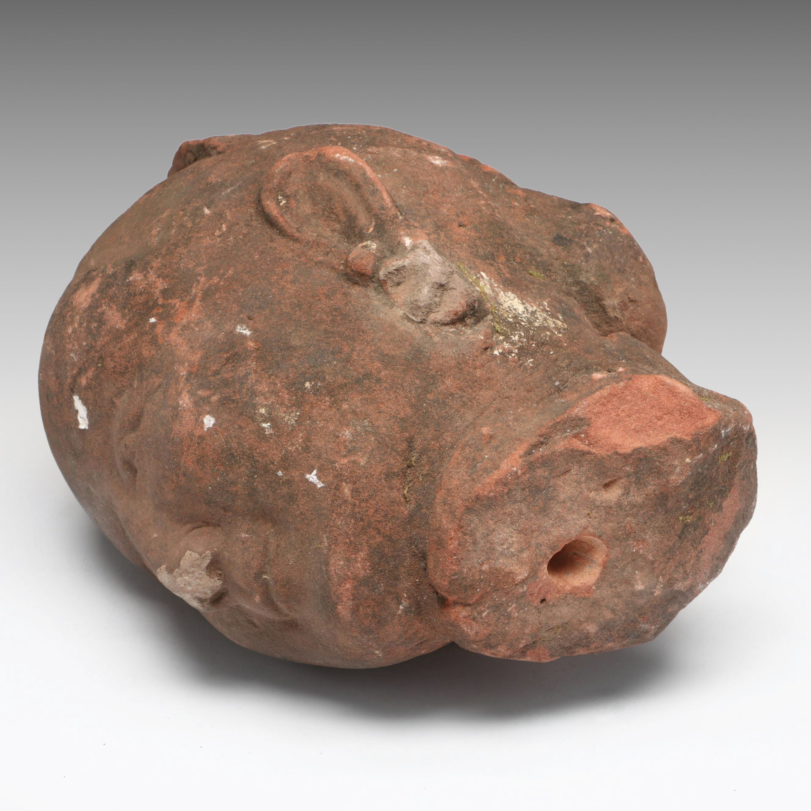 Chinese Han Dynasty Style Terracotta Head of a Woman