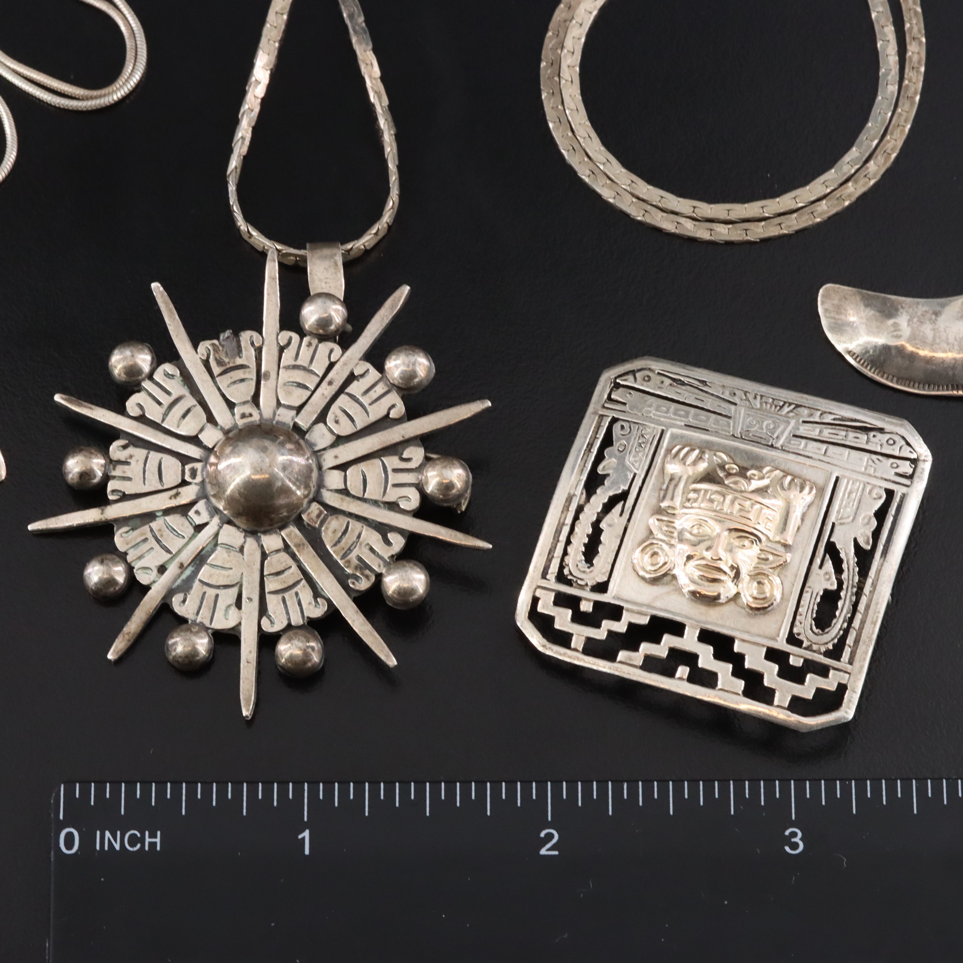 Mexican and Peruvian Converter Brooches Featured in Jewelry Collection