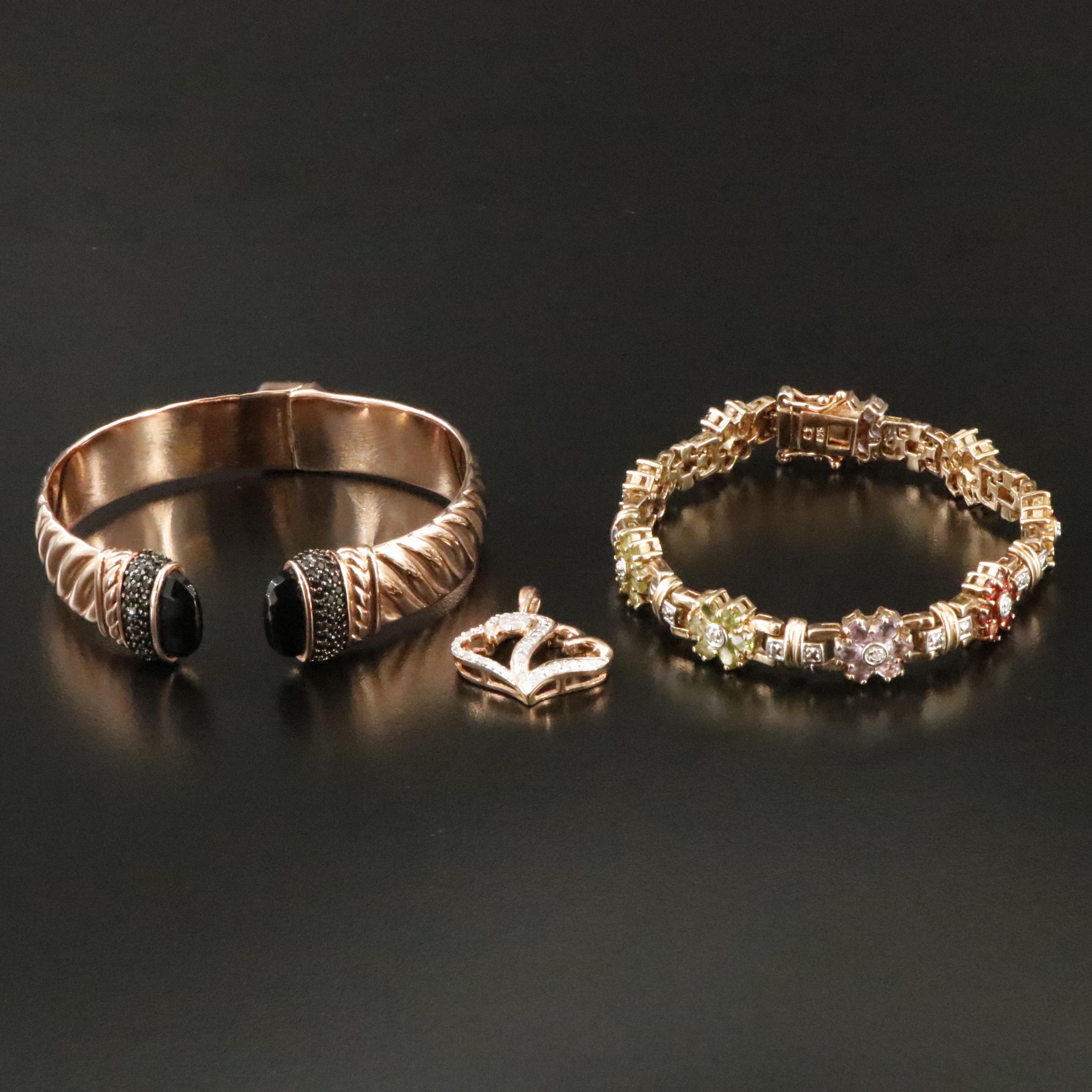 Sterling, Garnet and Spinel Featured in Jewelry Collection