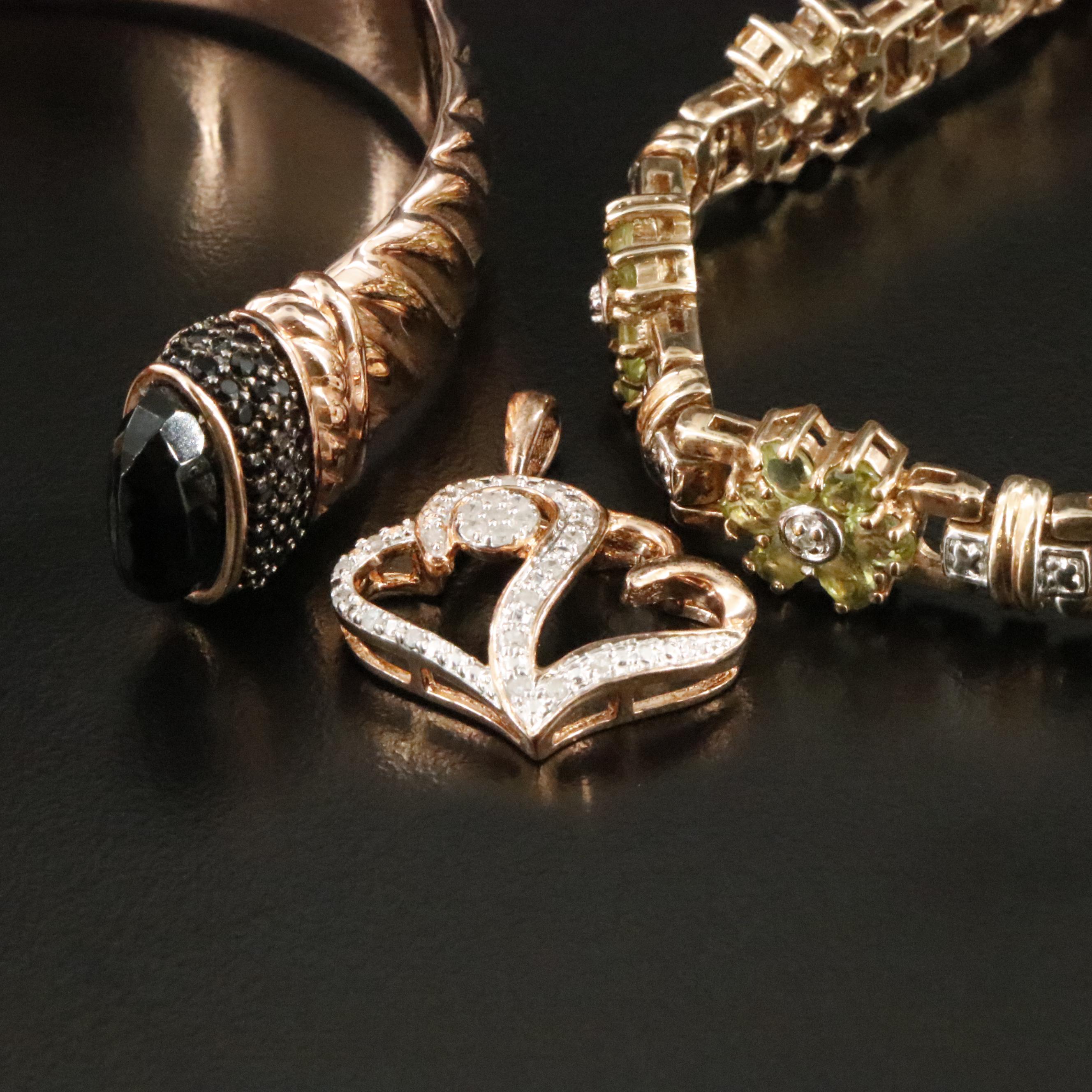 Sterling, Garnet and Spinel Featured in Jewelry Collection