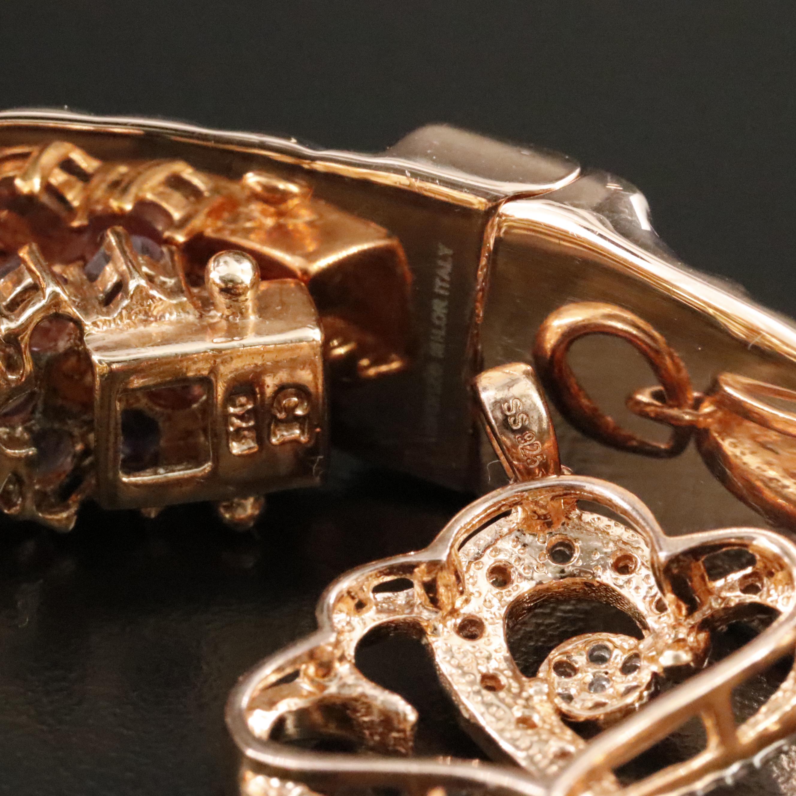 Sterling, Garnet and Spinel Featured in Jewelry Collection