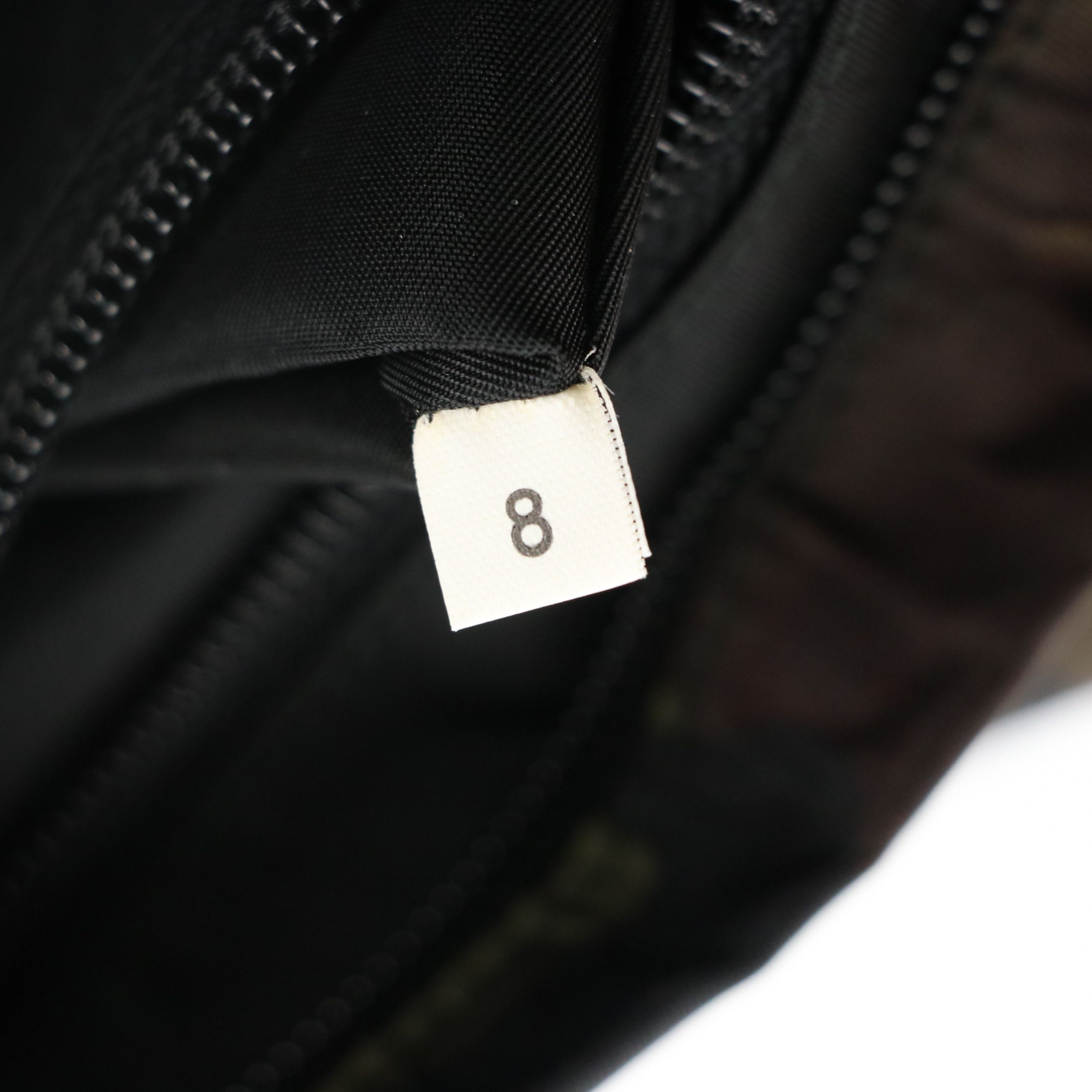 Prada Multi-Pocket Zip Pouch in Camouflage Tessuto Nylon and Leather Accents