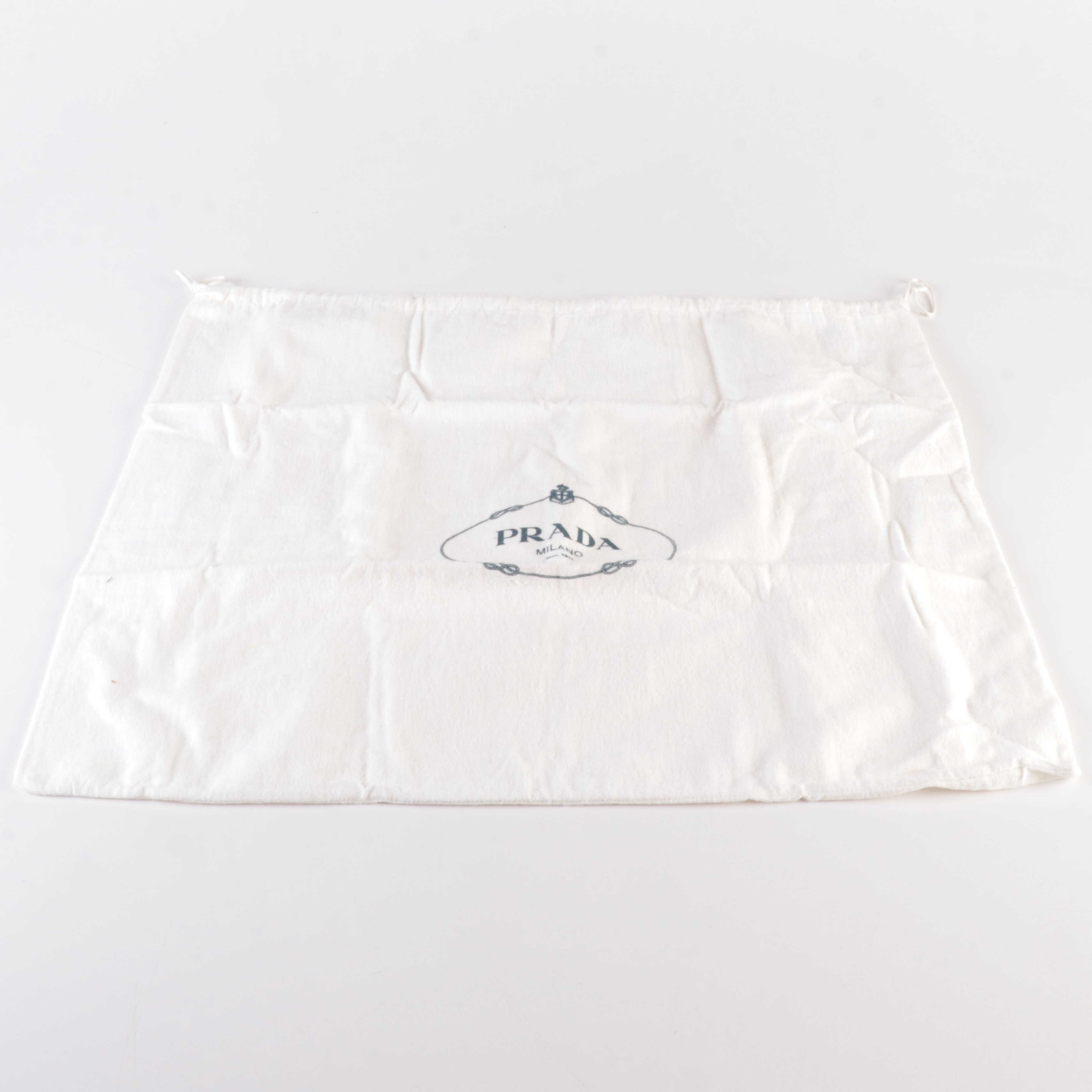 Prada Lux Promenade Dome Handbag in Blue Saffiano Leather