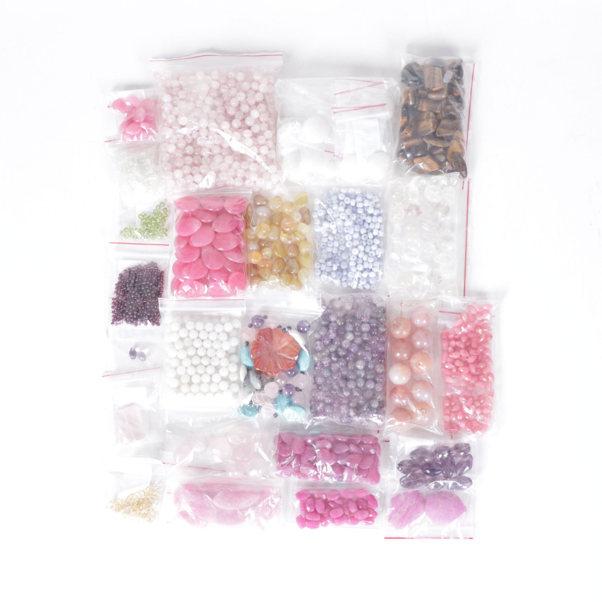 Glass, Quartz, Agate, Peridot and More Stone Beads for Jewelry Making