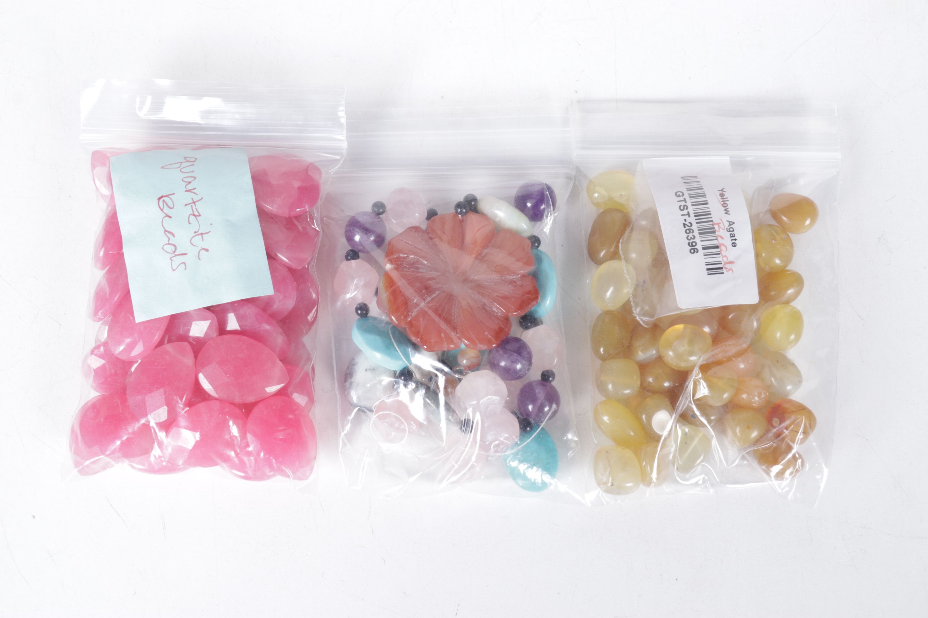 Glass, Quartz, Agate, Peridot and More Stone Beads for Jewelry Making