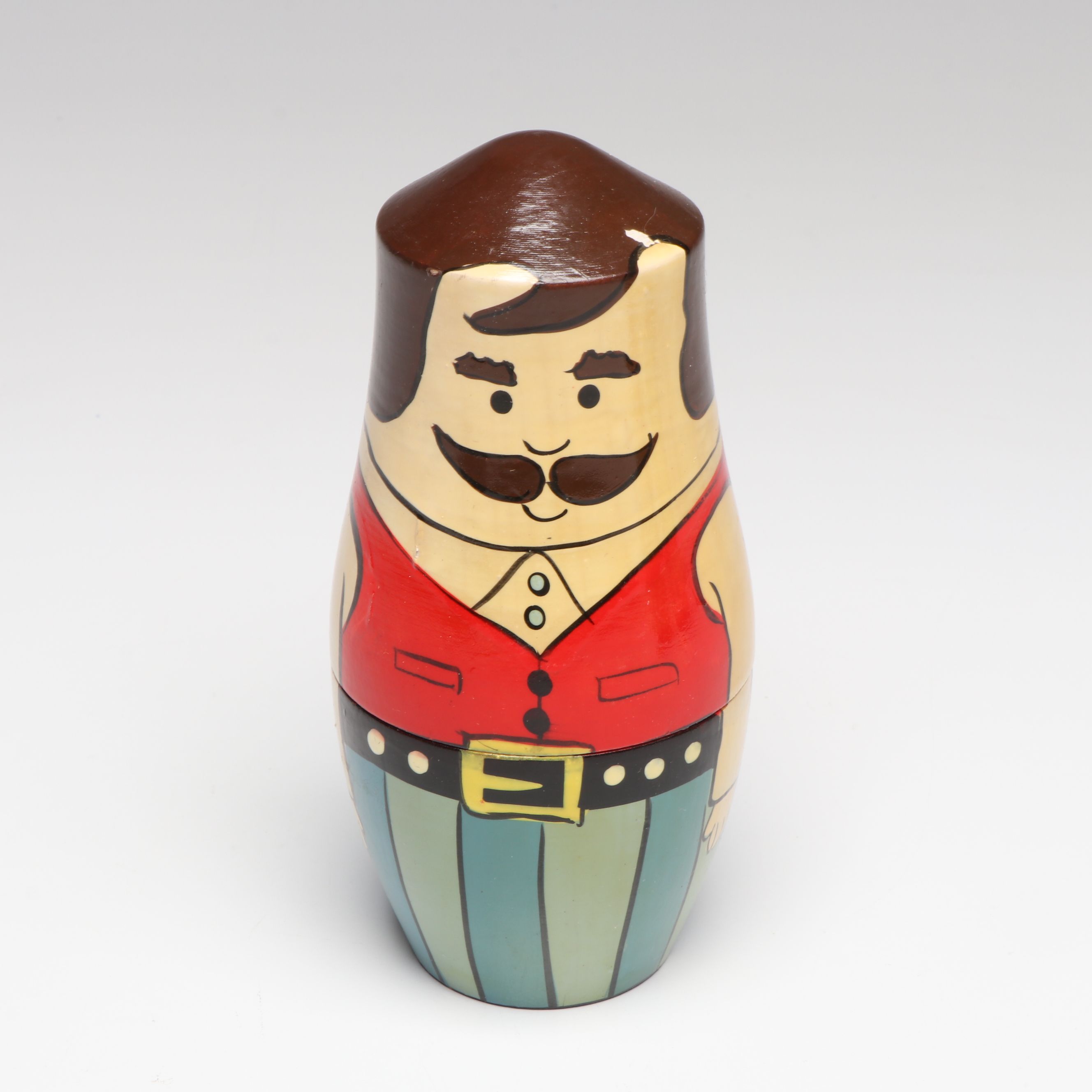 Russian Style Hand-Painted Wooden Nesting Dolls