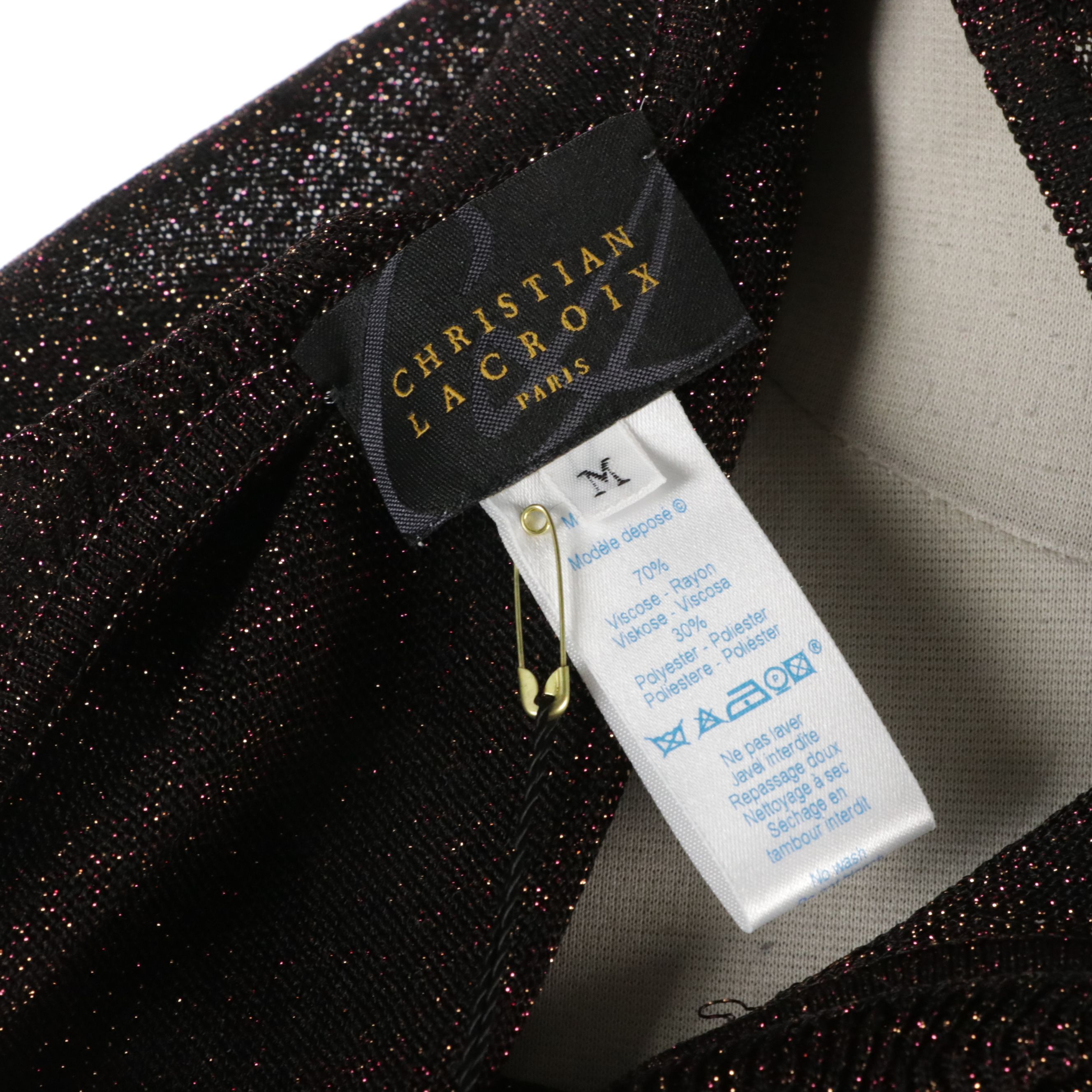 Christian Lacroix for Neiman Marcus Lurex Knit Skirt Set