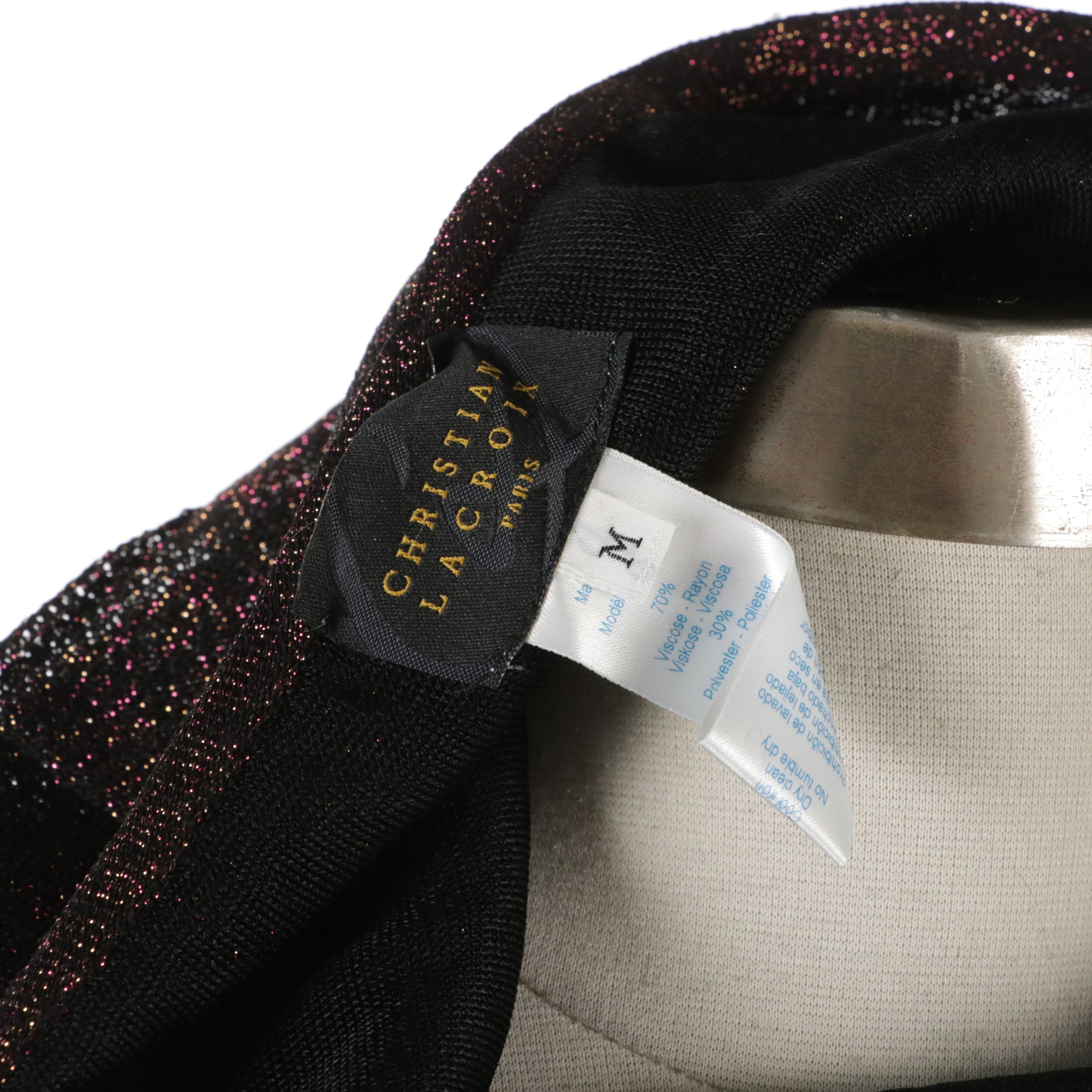 Christian Lacroix for Neiman Marcus Lurex Knit Skirt Set