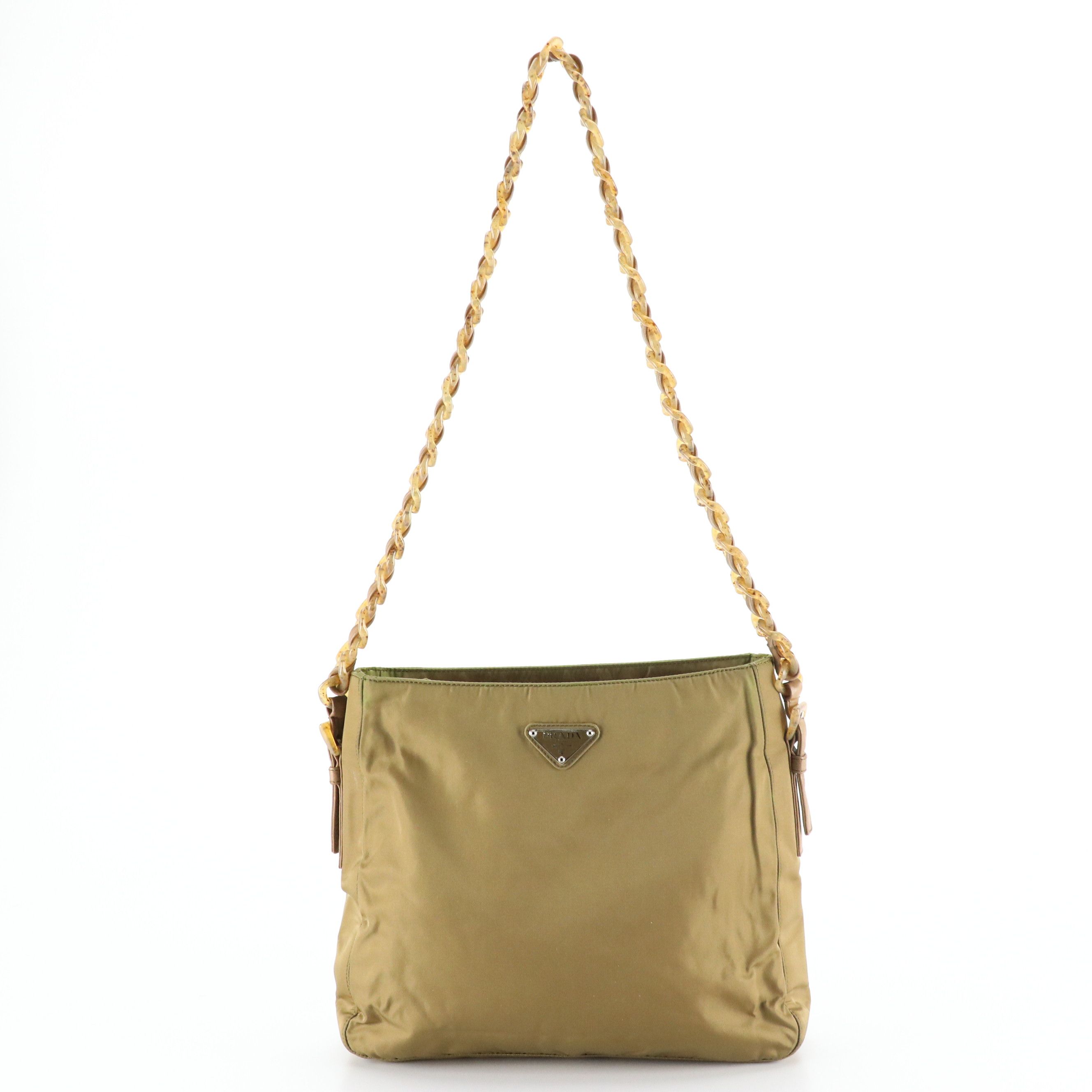 Prada Bacheli Middle Zip Tote Bag in Tessuto Nylon