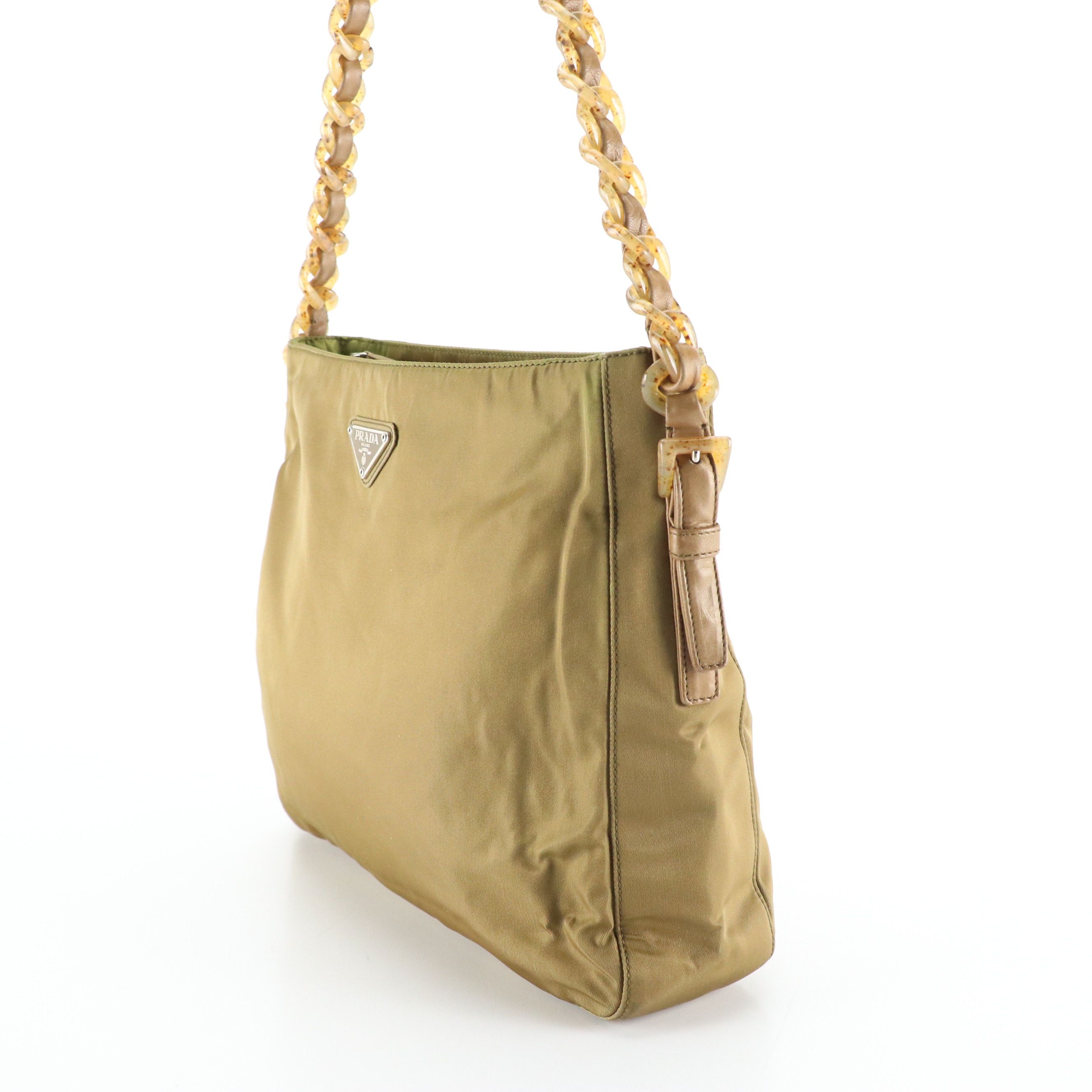 Prada Bacheli Middle Zip Tote Bag in Tessuto Nylon