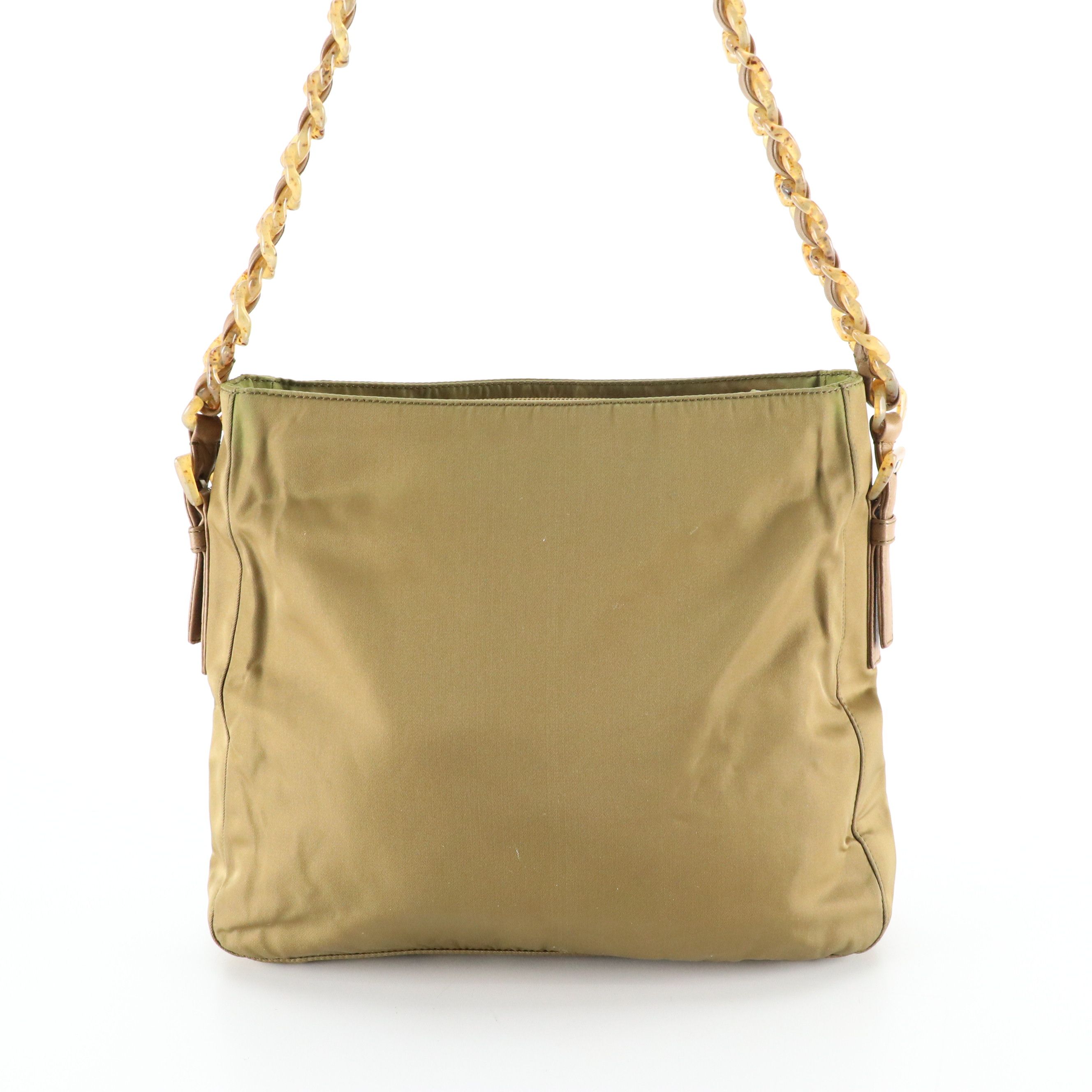 Prada Bacheli Middle Zip Tote Bag in Tessuto Nylon