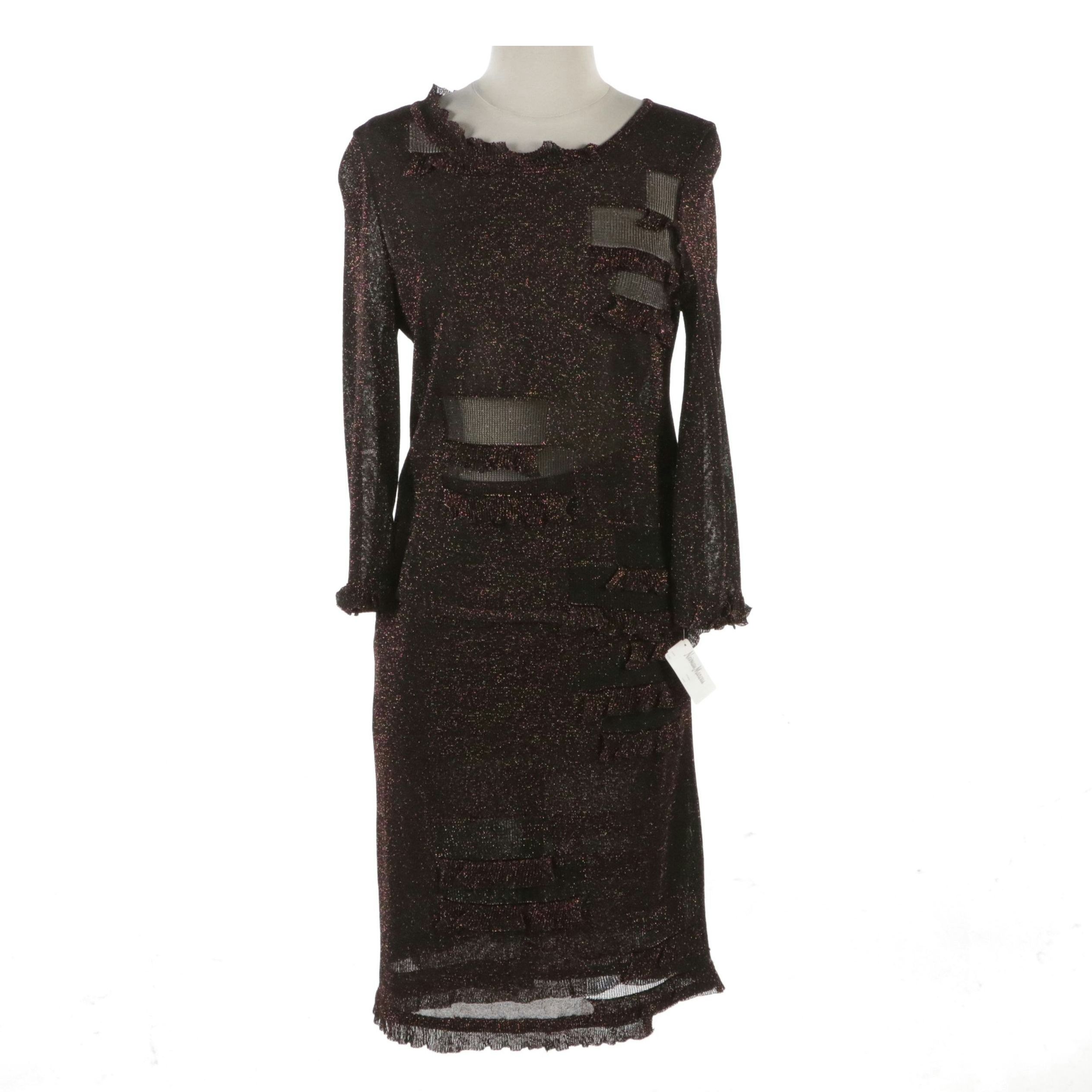 Christian Lacroix for Neiman Marcus Lurex Knit Skirt Set