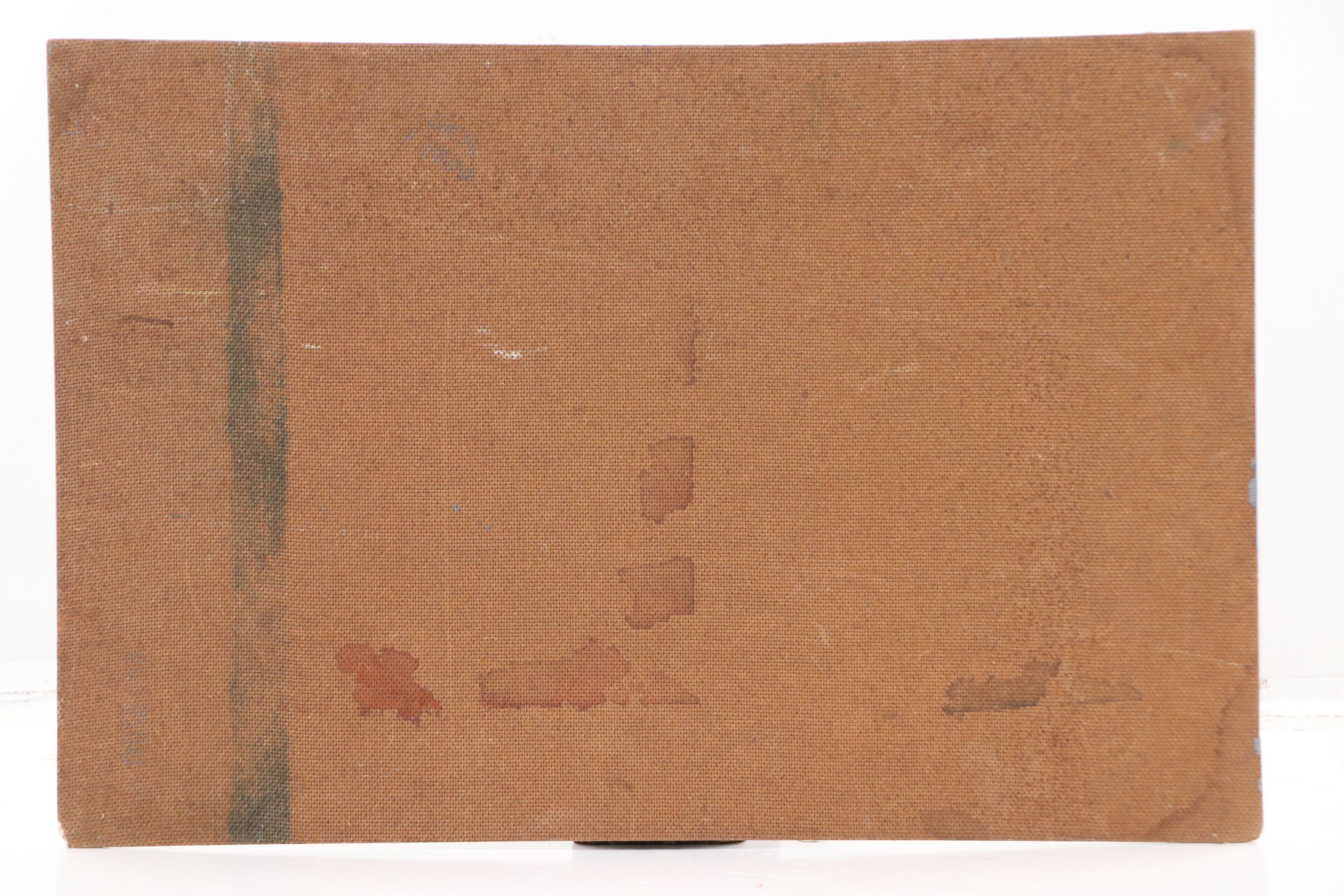 Impressionistic Nude Oil Portrait, Mid to Late 20th Century