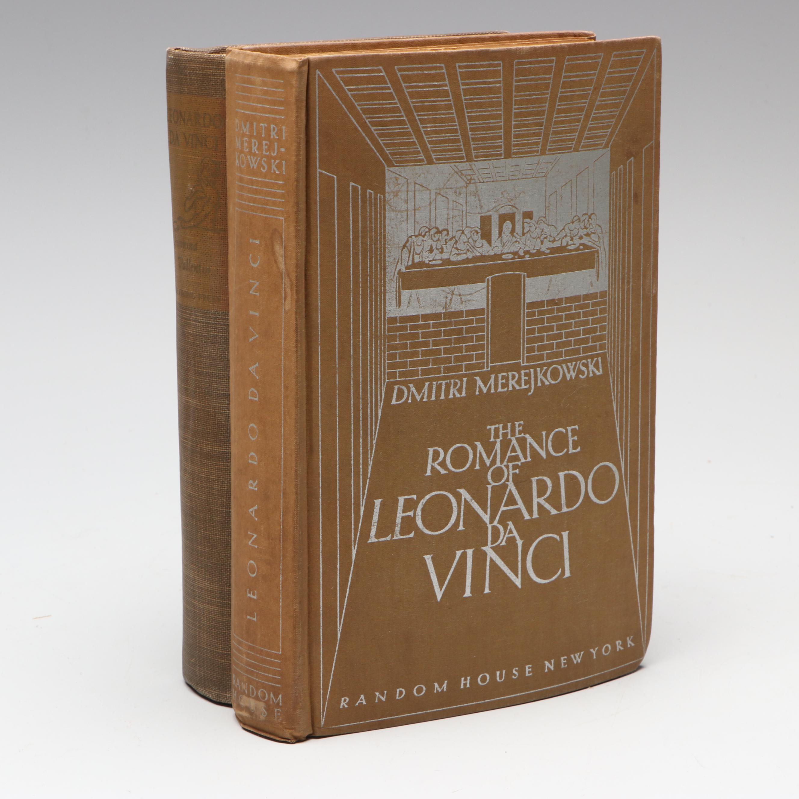 First Edition "Leonardo da Vinci" by Antonina Vallentin and More