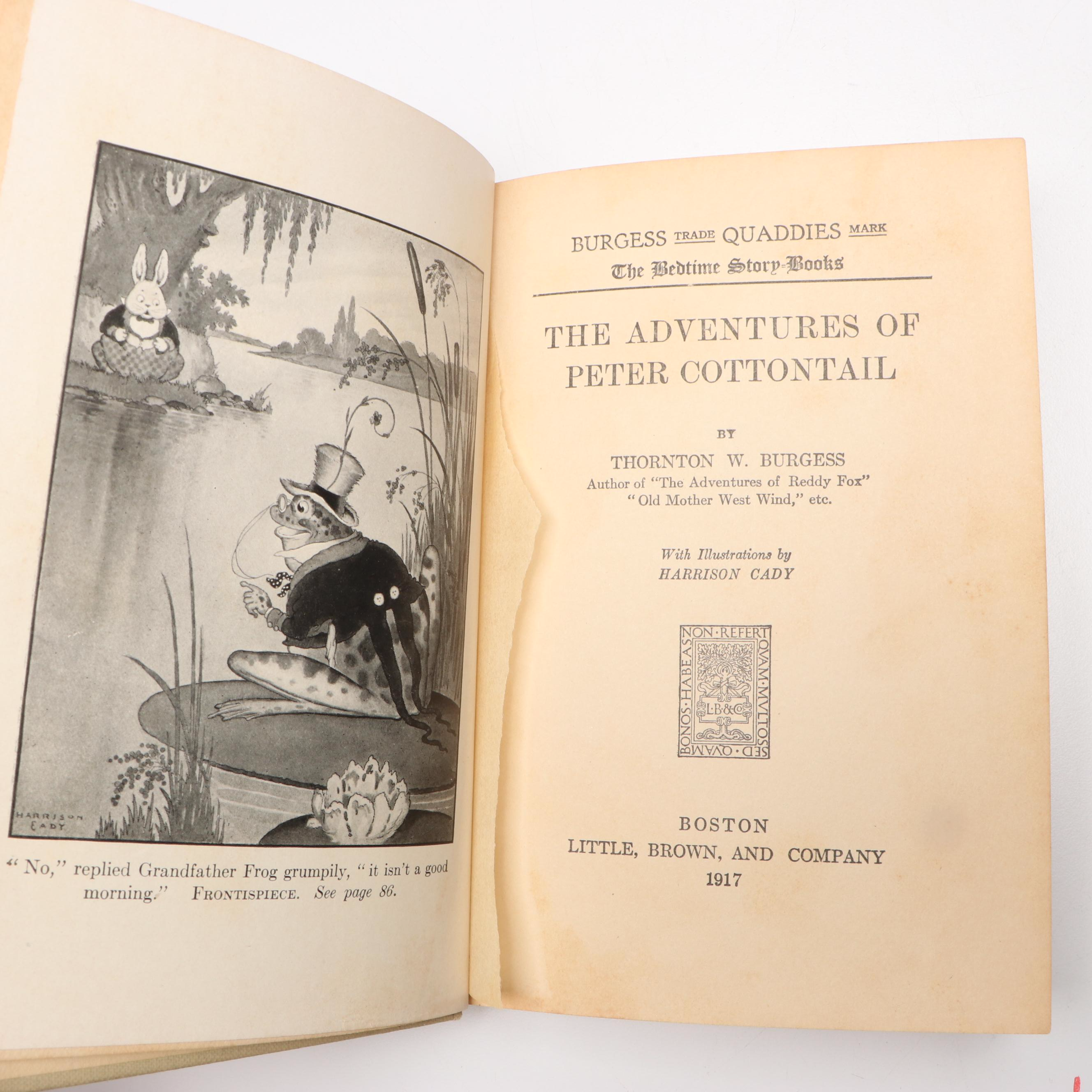 First Edition "The Adventures of Unc' Billy Possum" and More by Thornton Burgess