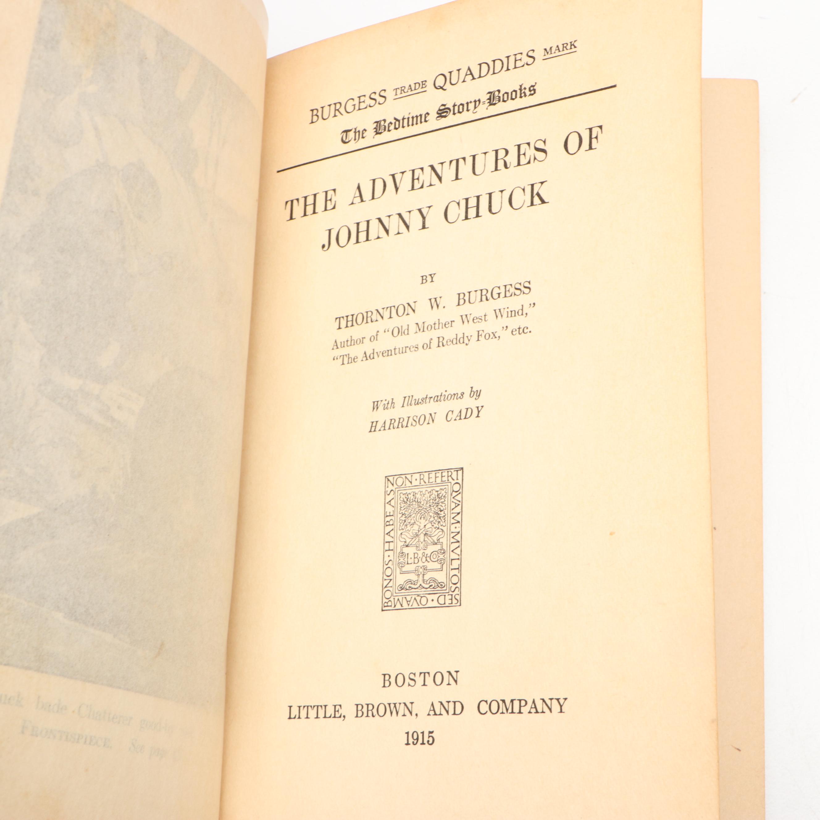 First Edition "The Adventures of Unc' Billy Possum" and More by Thornton Burgess