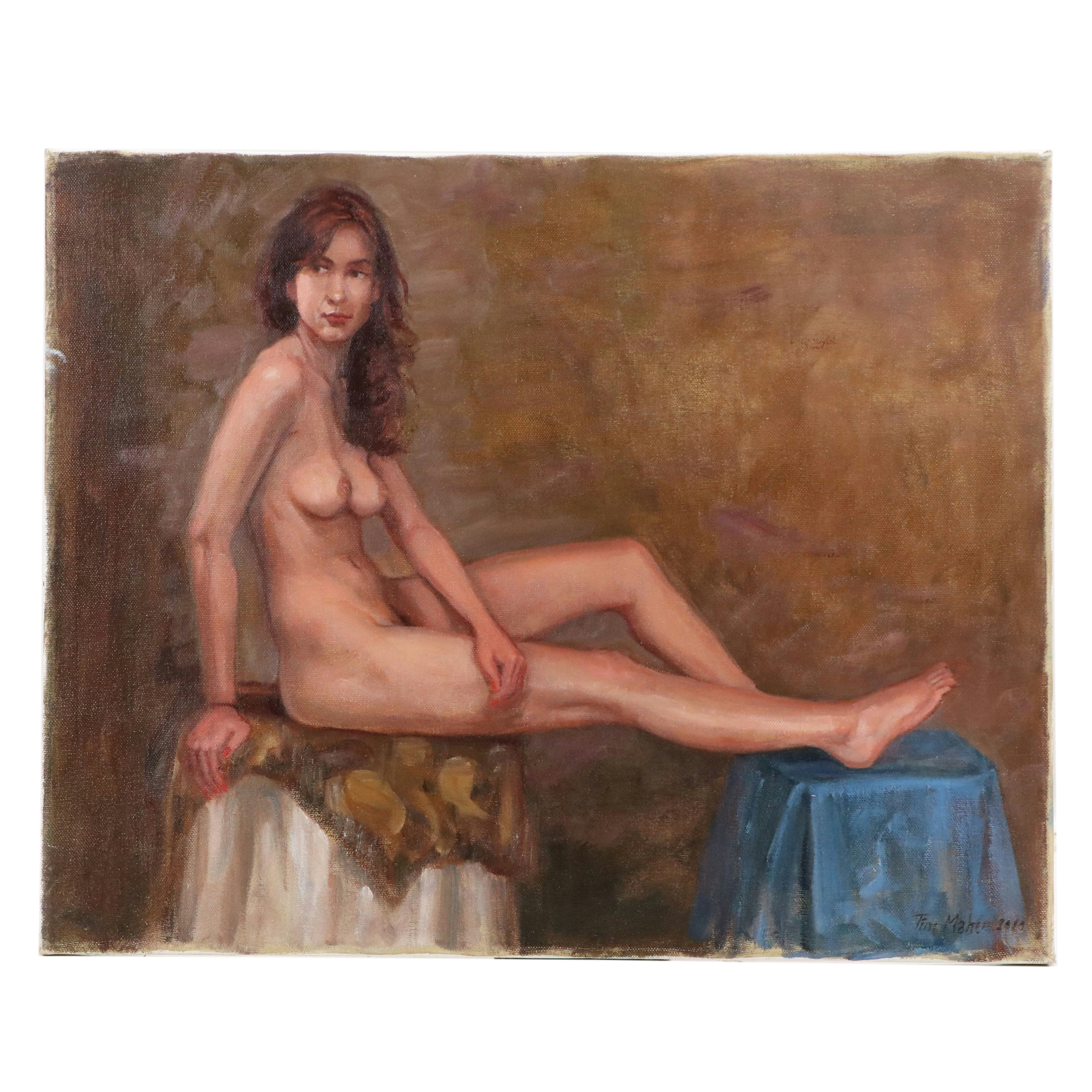 Tim Maher Oil Painting "Caitlin," 2010