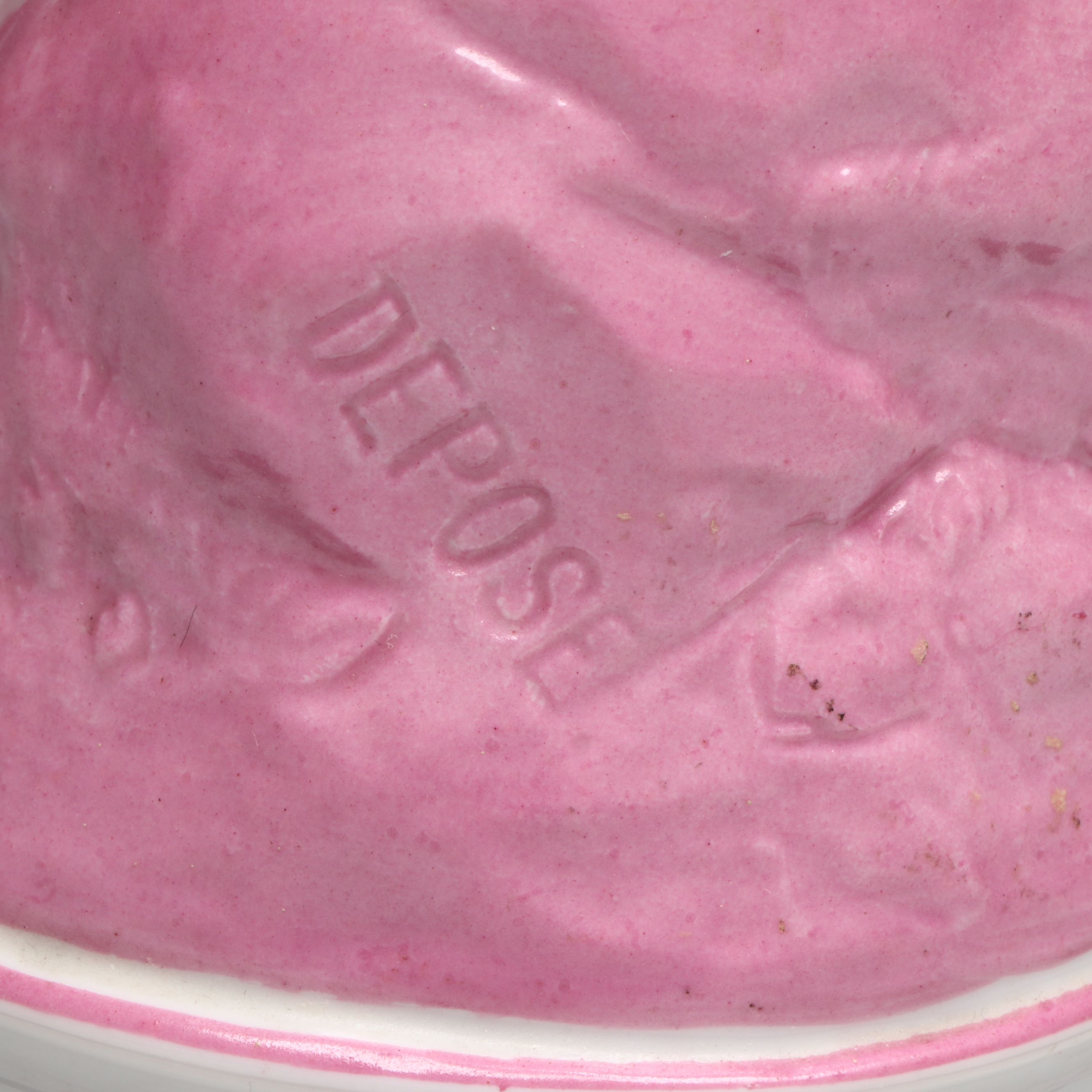 French Neoclassical Style Porcelain Figure with Other Bone China Teacups