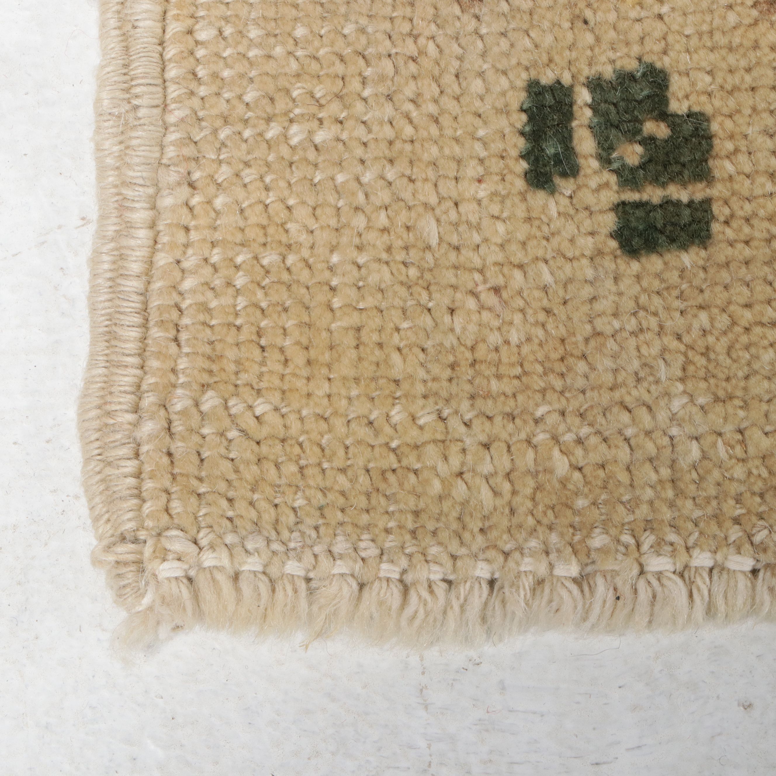 10'6 x 13'5 Hand-Knotted Turkish Oushak Room-Sized Rug