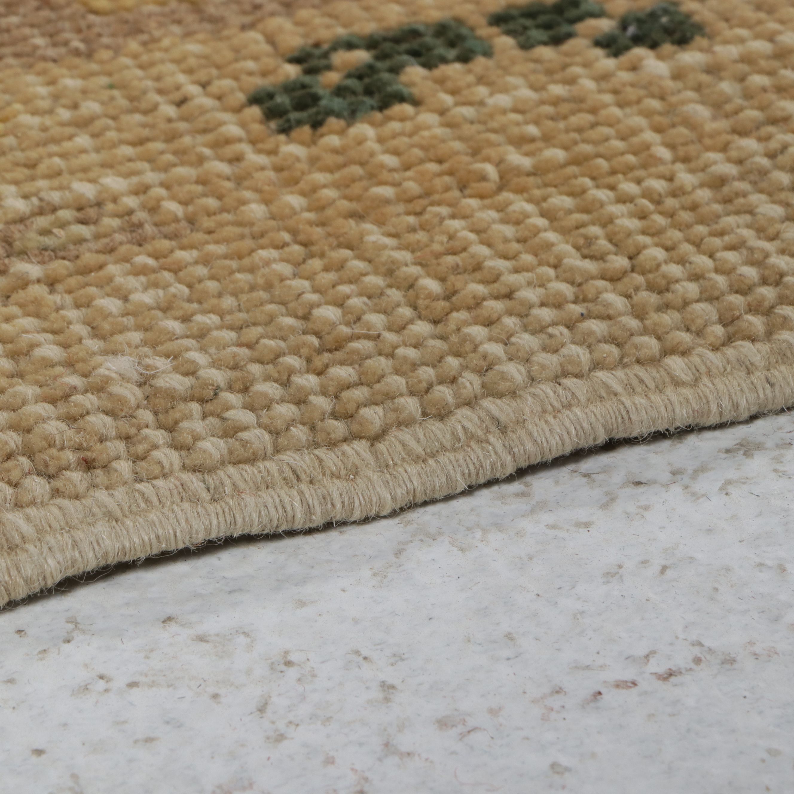 10'6 x 13'5 Hand-Knotted Turkish Oushak Room-Sized Rug