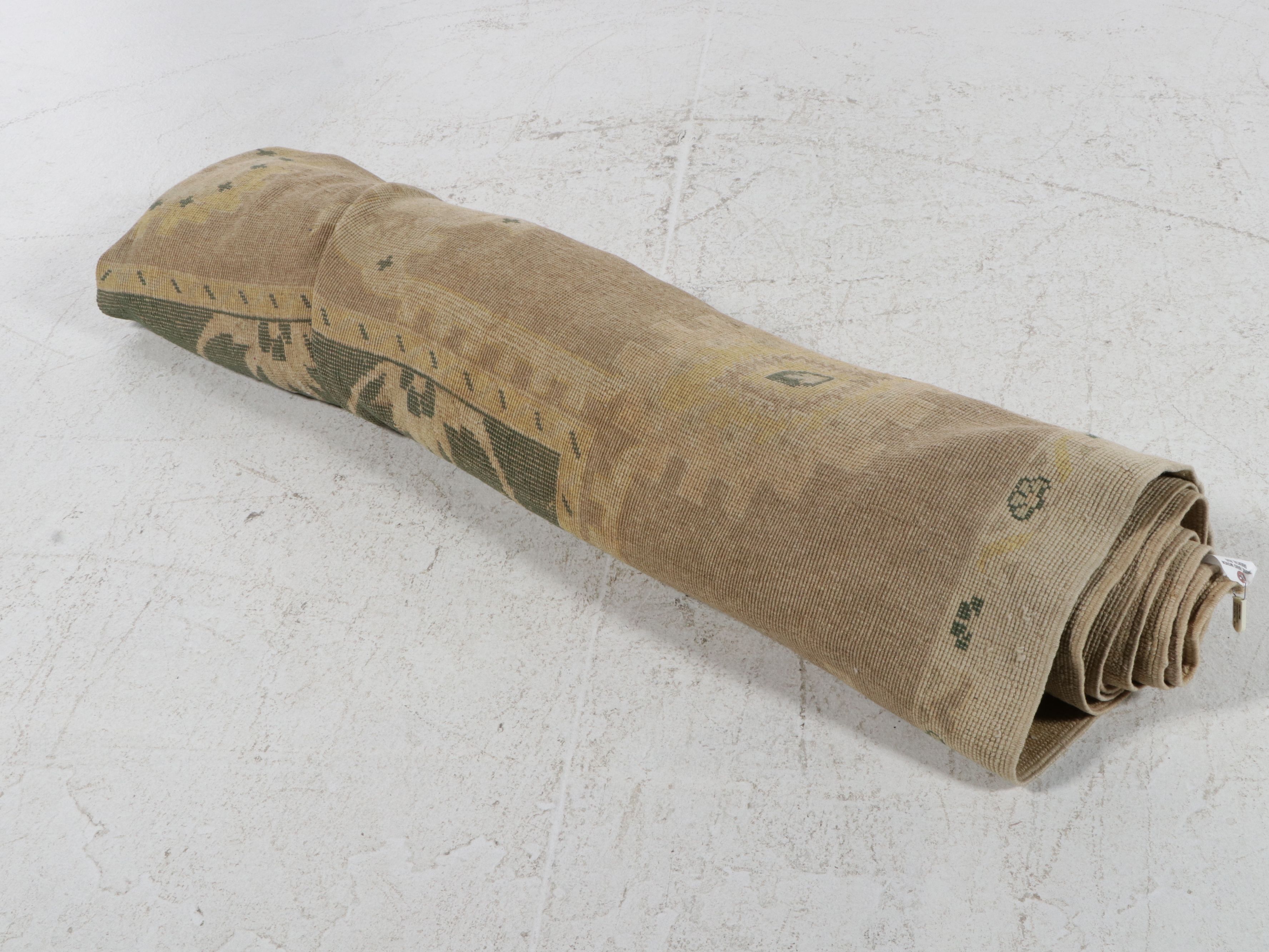 10'6 x 13'5 Hand-Knotted Turkish Oushak Room-Sized Rug