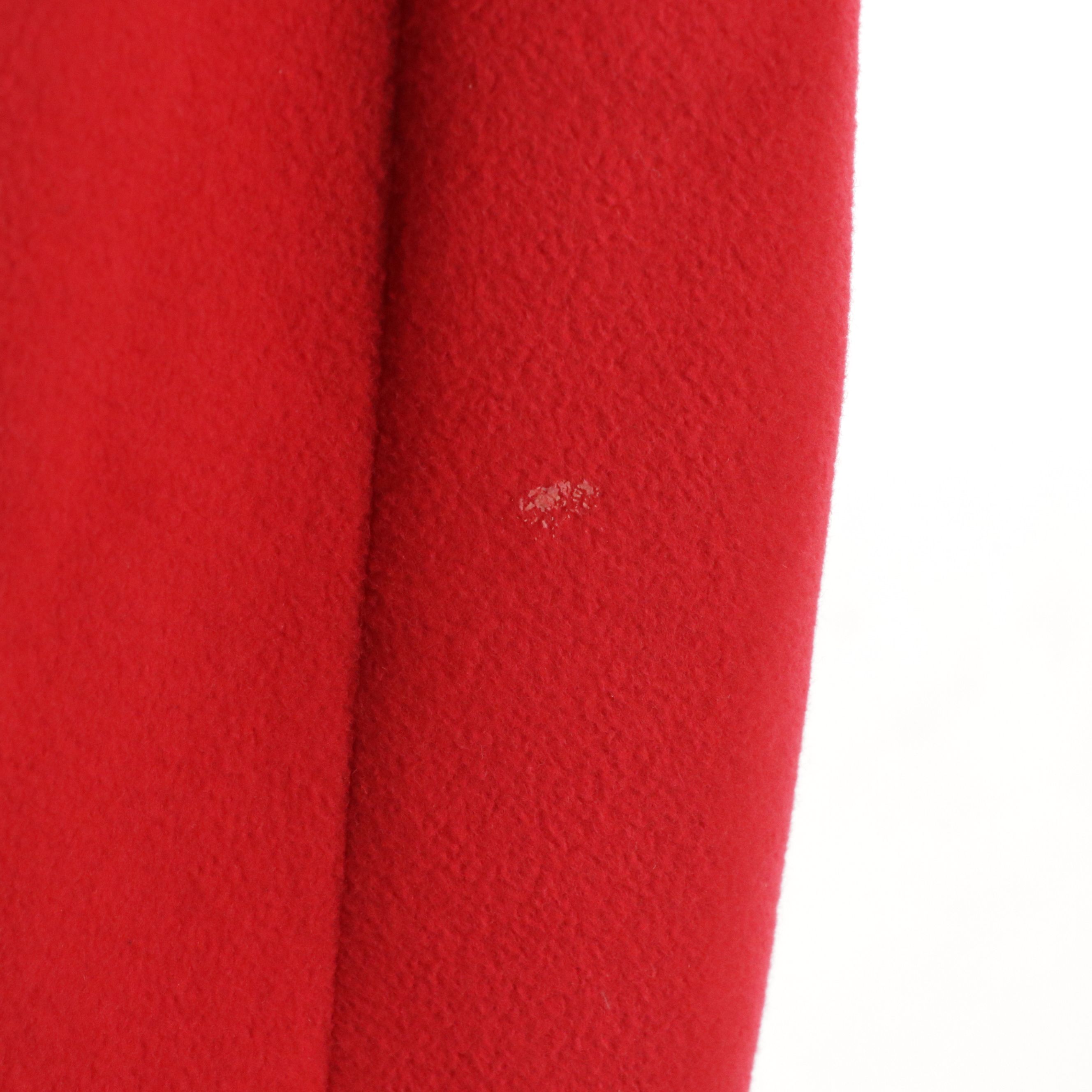 Town & Country Vintage Red Cashmere Mid Length Coat