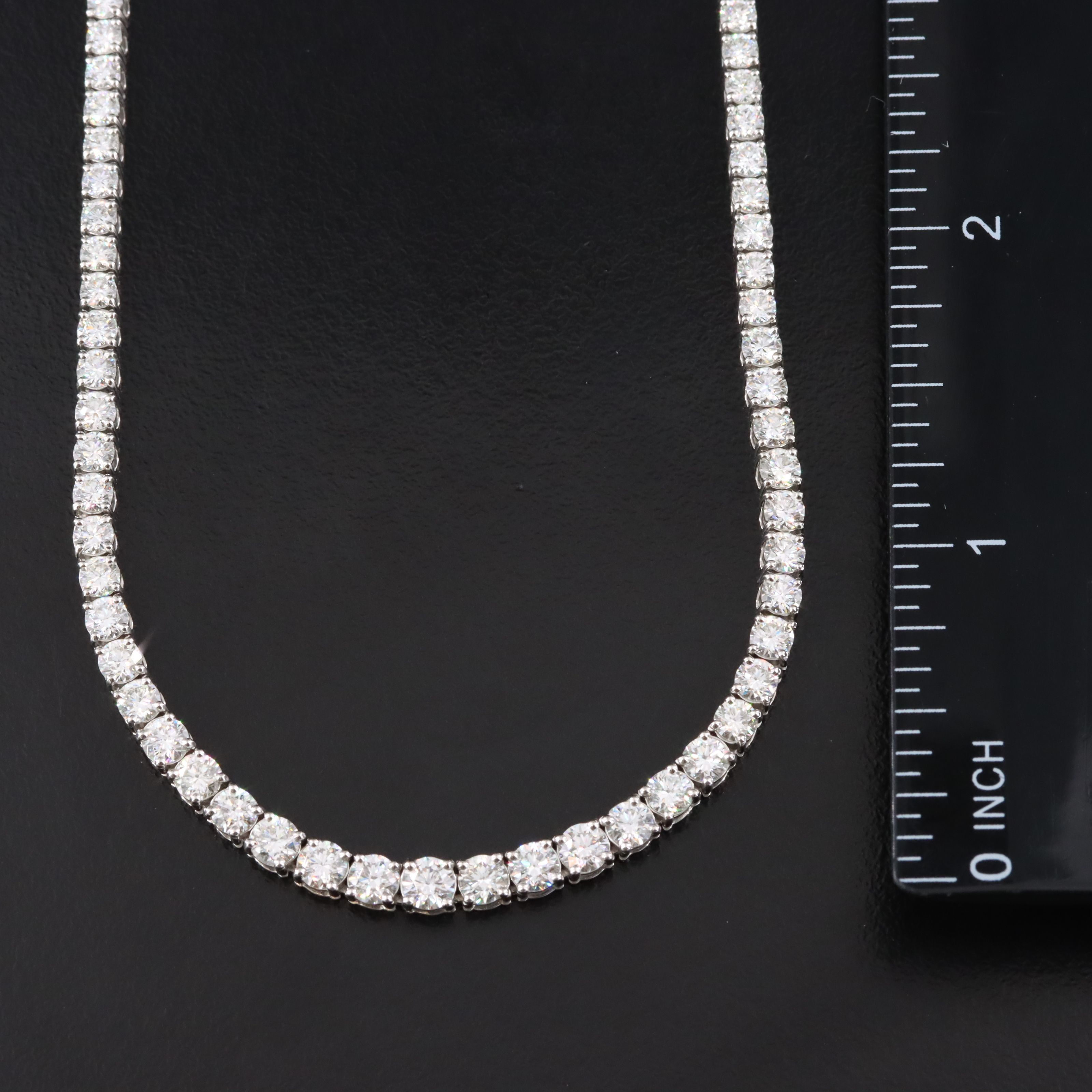 Platinum 9.96 CT Diamond Necklace with GIA Report