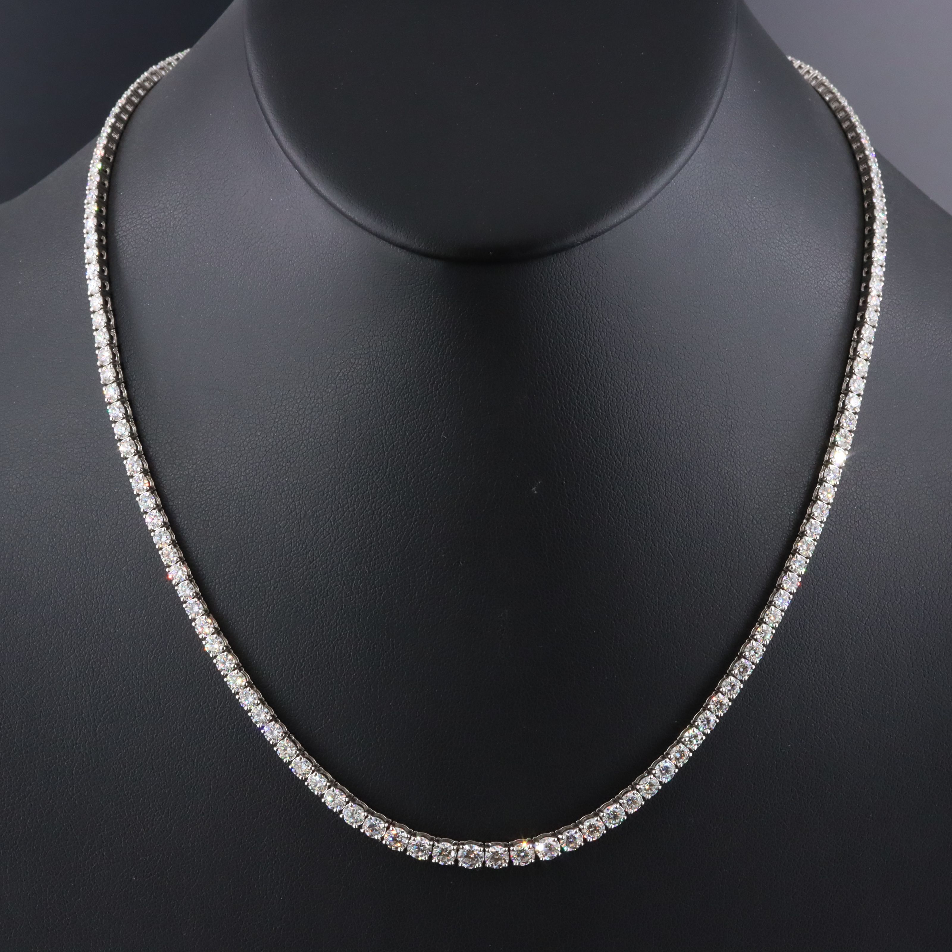 Platinum 9.96 CT Diamond Necklace with GIA Report
