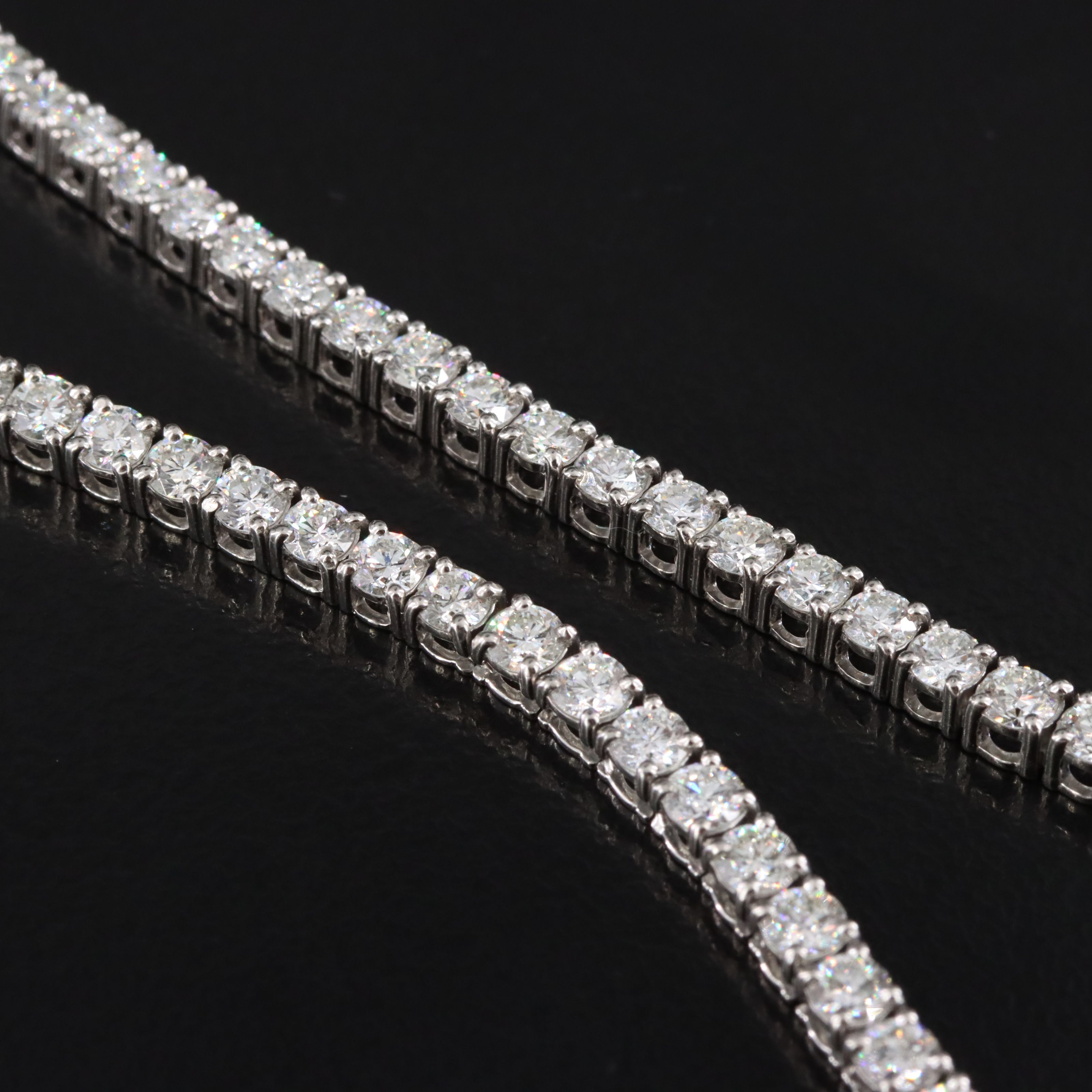 Platinum 9.96 CT Diamond Necklace with GIA Report