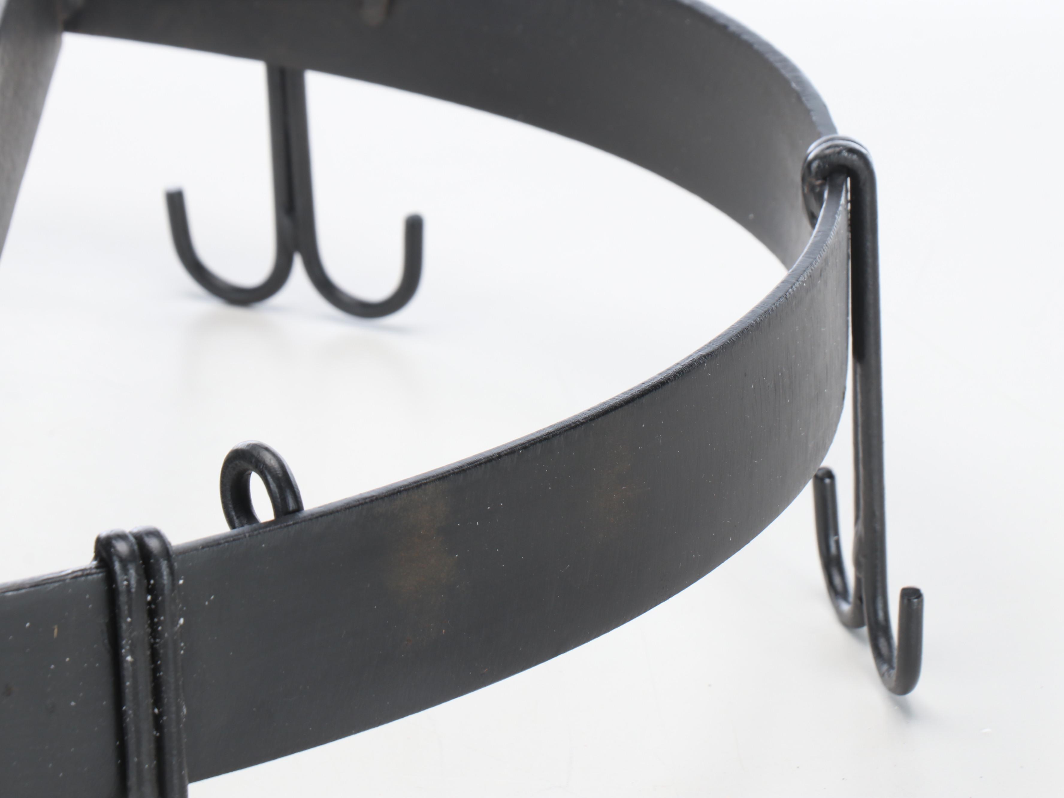 Pottery Barn Wrought Iron Hanging Pot Rack