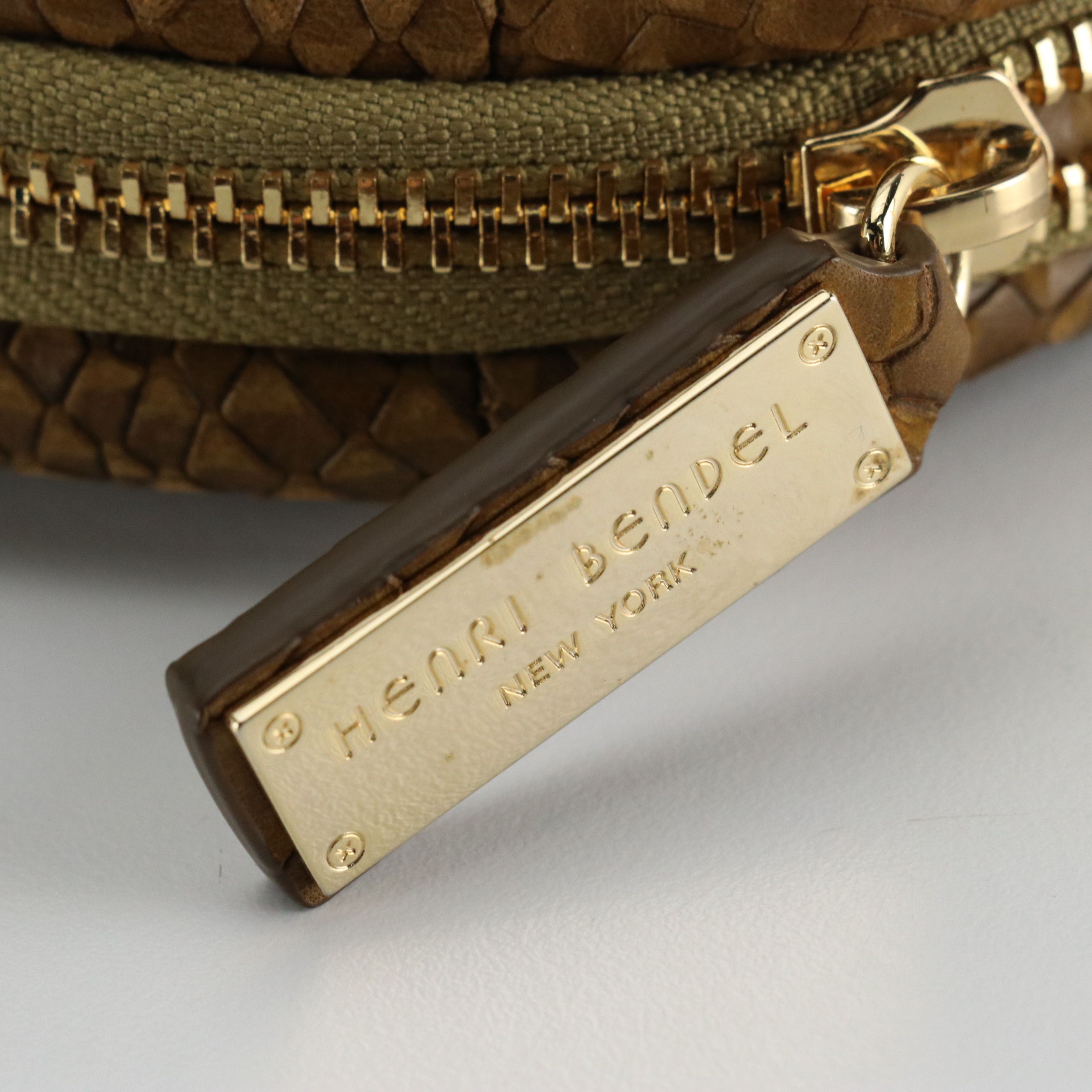 Henri Bendel Snakeskin Leather Wristlet, Tory Burch Printed PVC Pouch, Other Bag