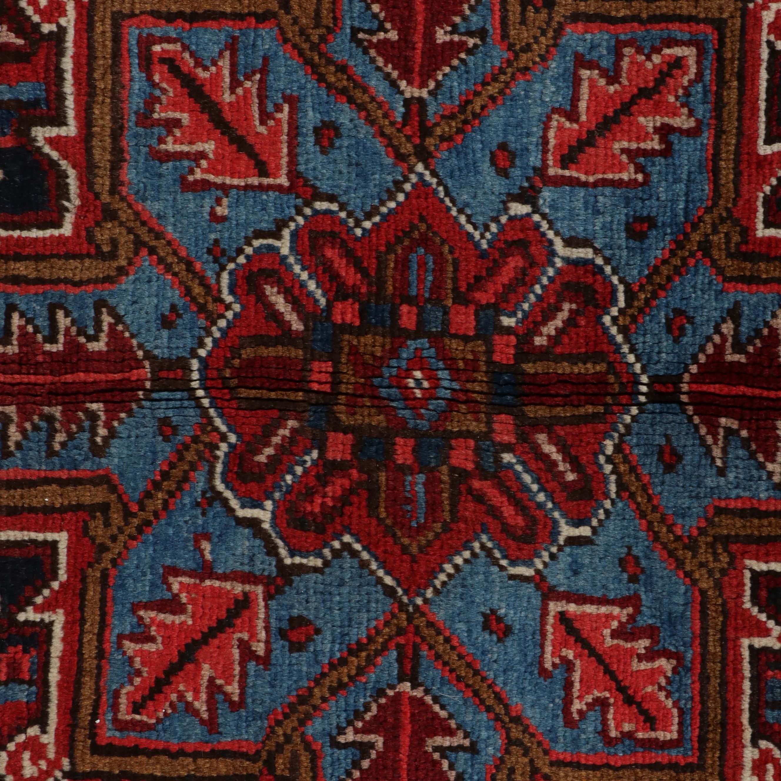7'2 x 9' 5 Hand-Knotted Persian Heriz Area Rug