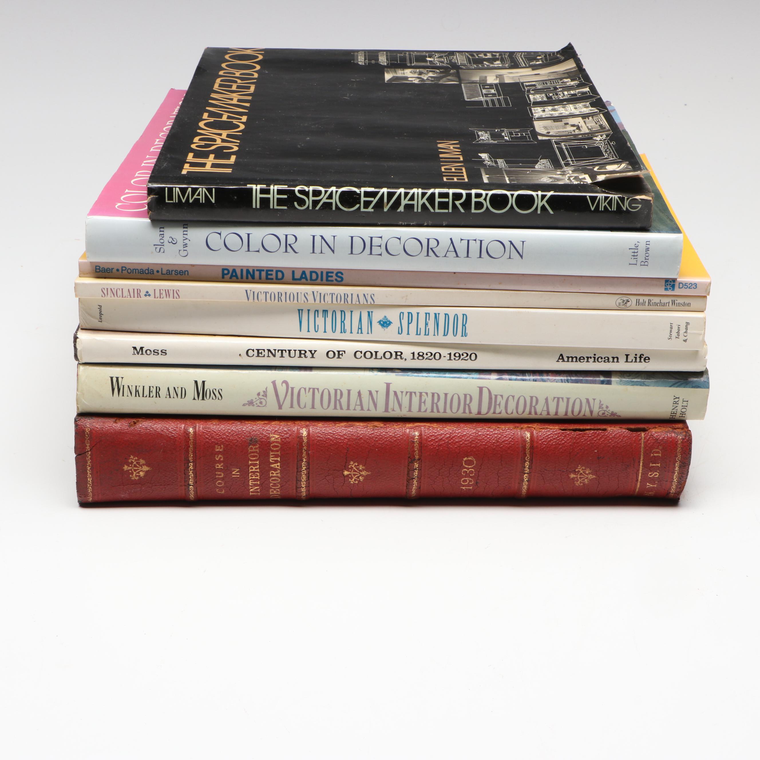 First Edition "Victorian Interior Decoration" and More Interior Design Books