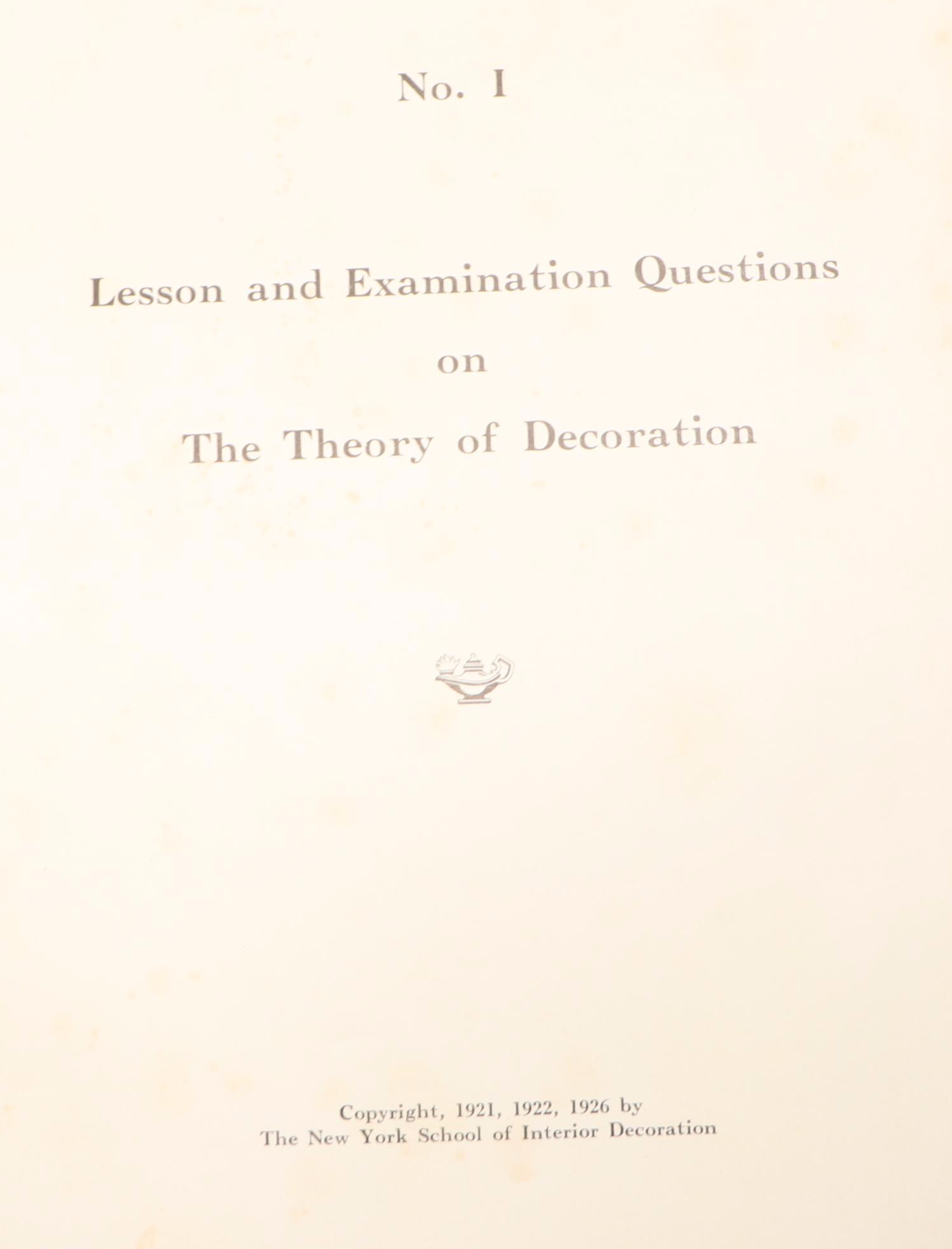 First Edition "Victorian Interior Decoration" and More Interior Design Books