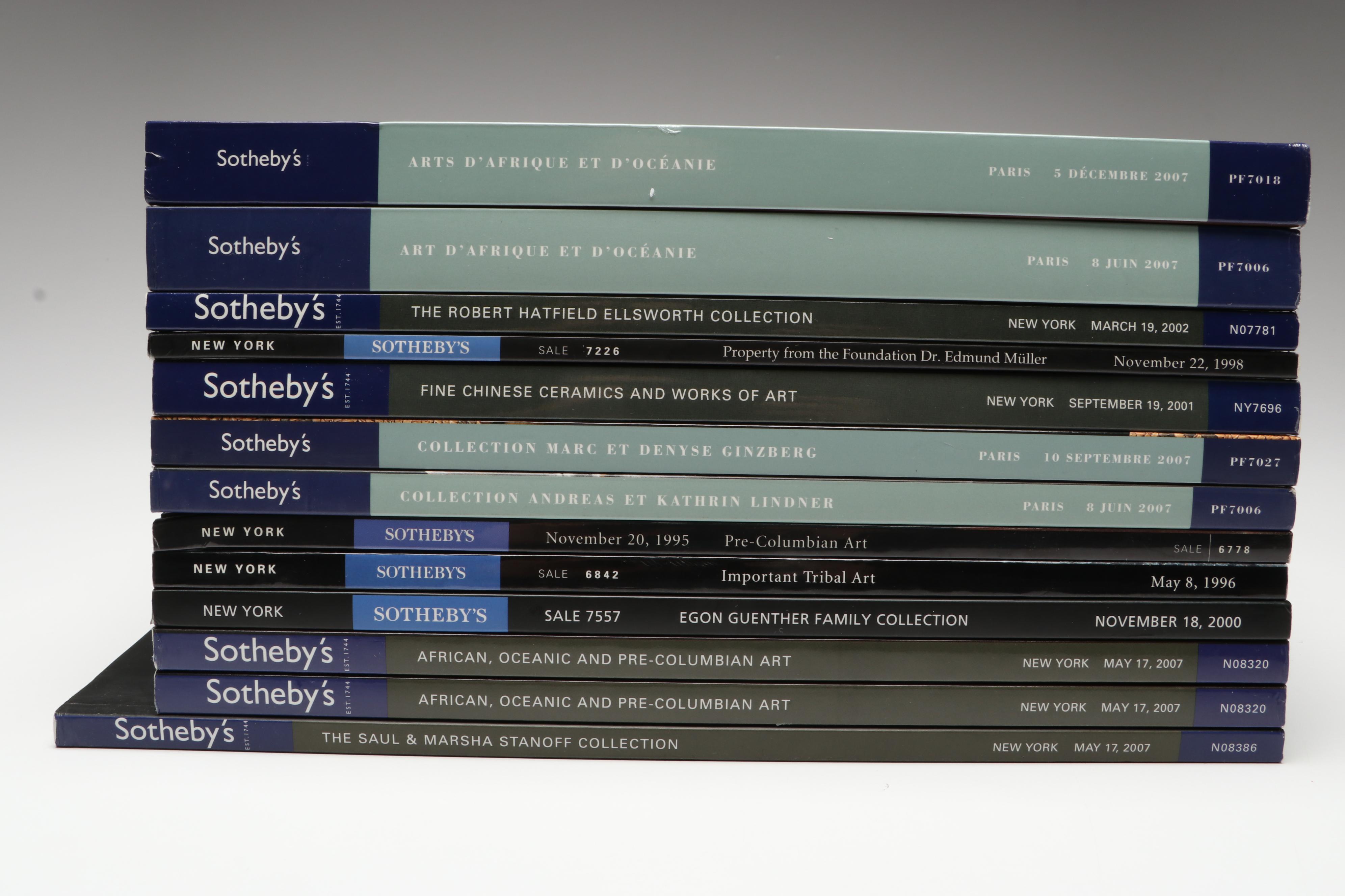 Sotheby's Catalogs Featuring "African, Oceanic and Pre-Columbian Art"