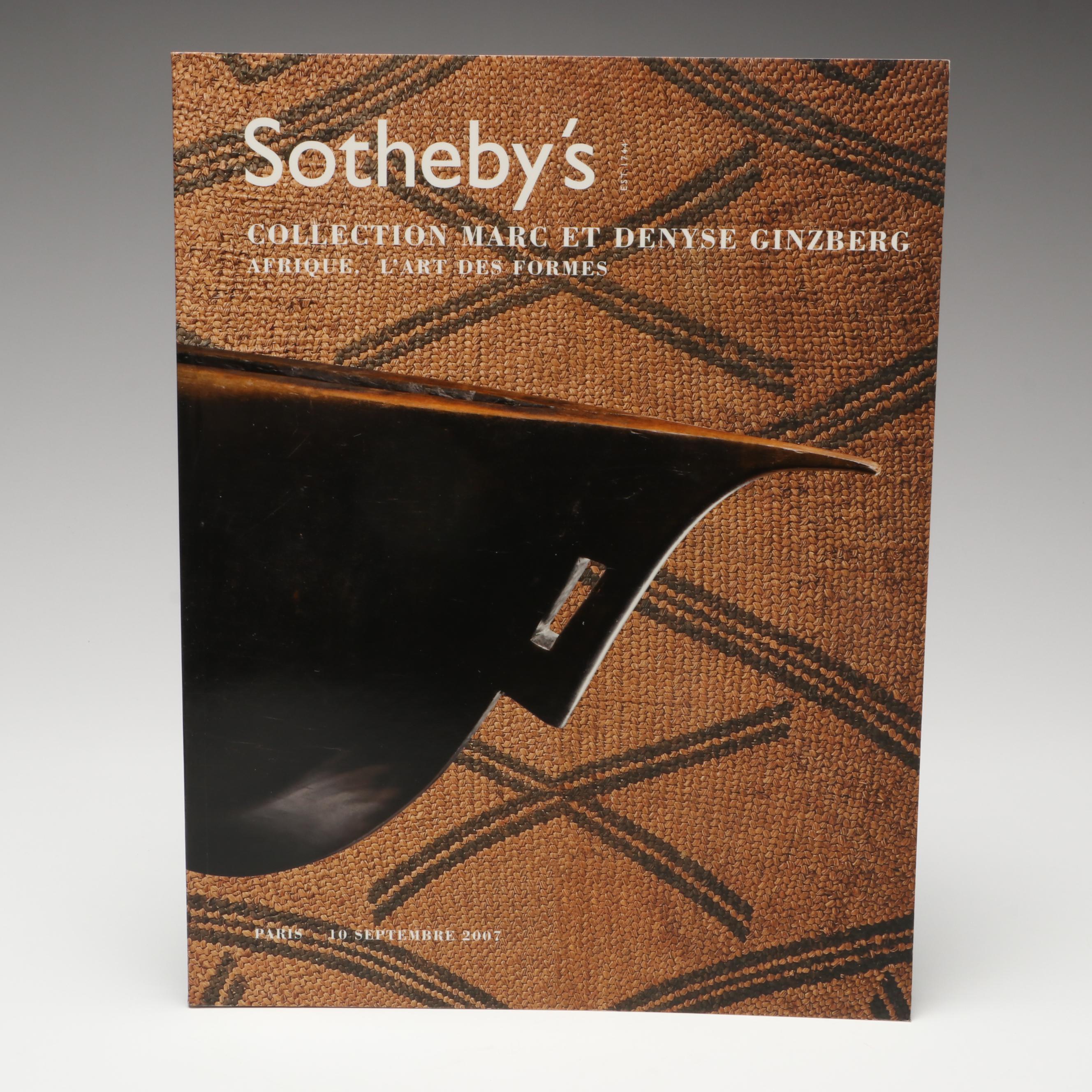 Sotheby's Catalogs Featuring "African, Oceanic and Pre-Columbian Art"
