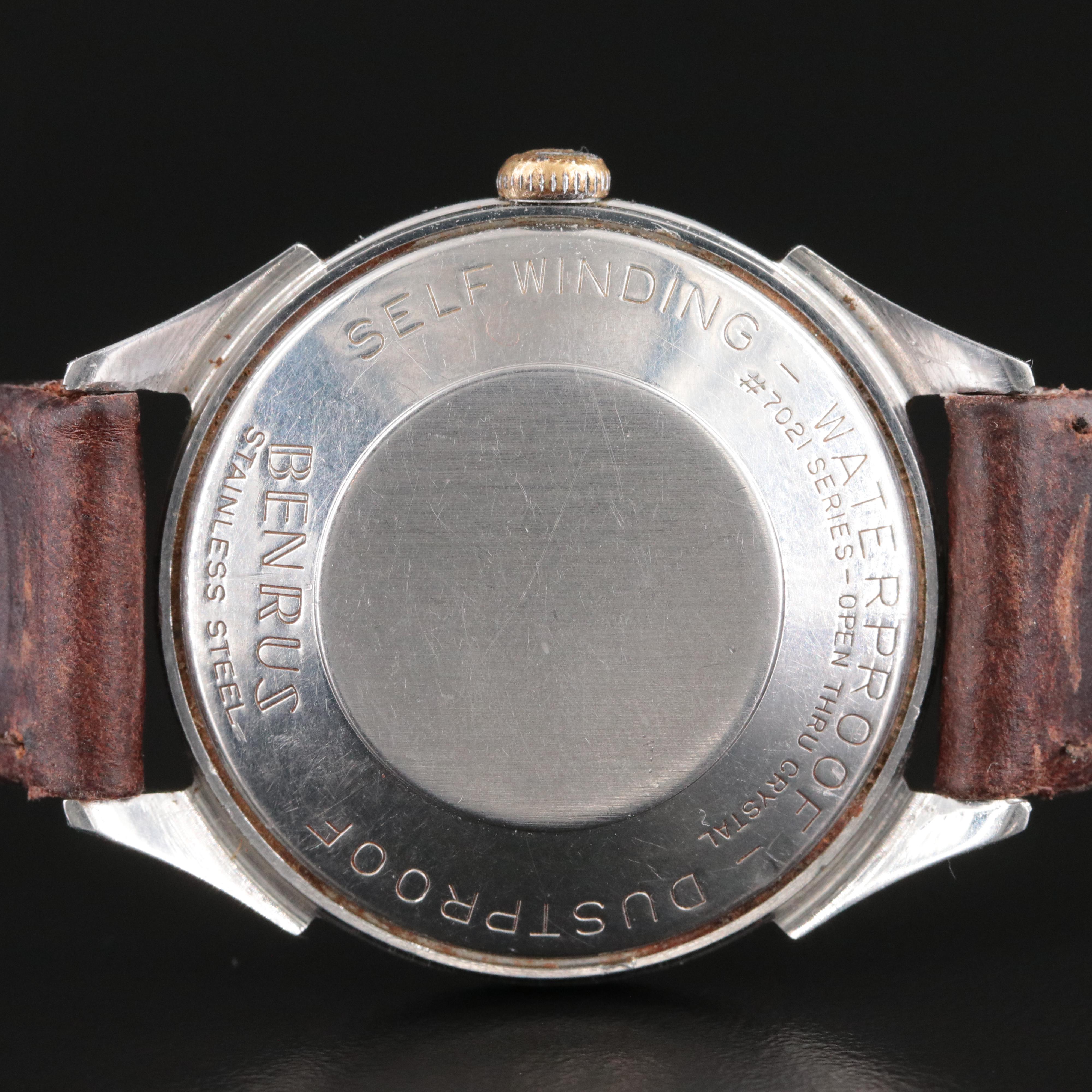 Benrus Self Winding Stainless Steel Watch #7021