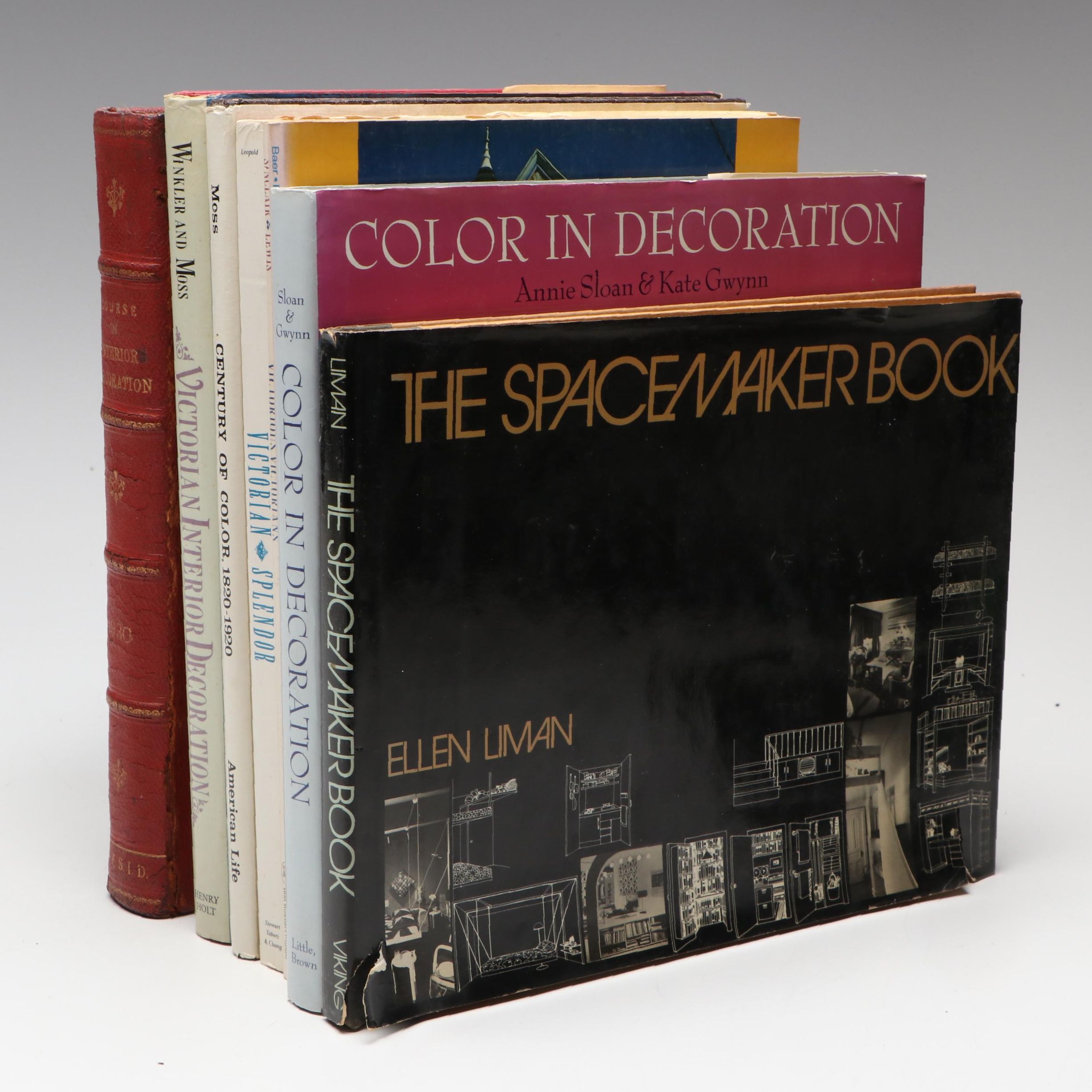 First Edition "Victorian Interior Decoration" and More Interior Design Books