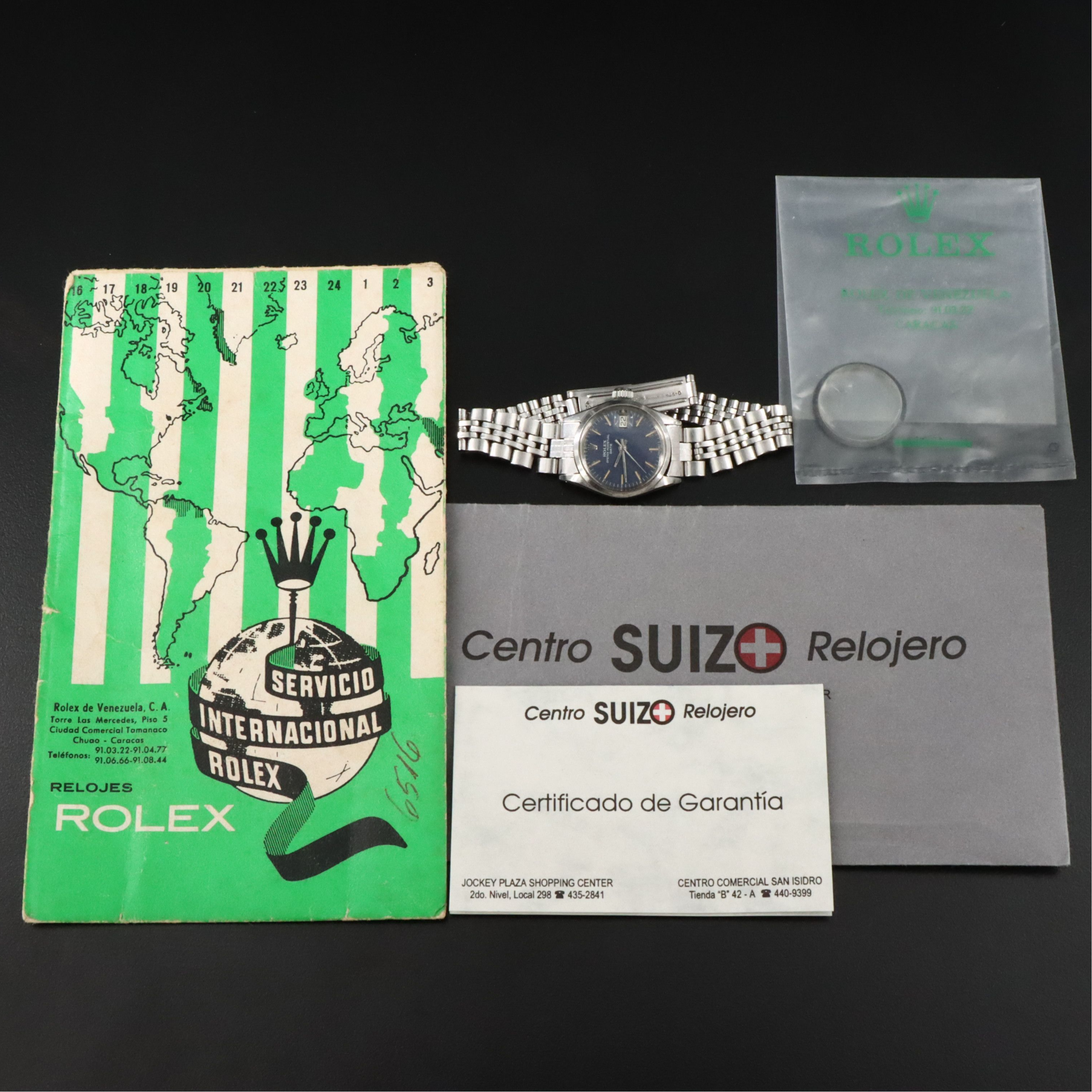 Rolex Oyster Perpetual Date 6516 Vintage Watch c.1969