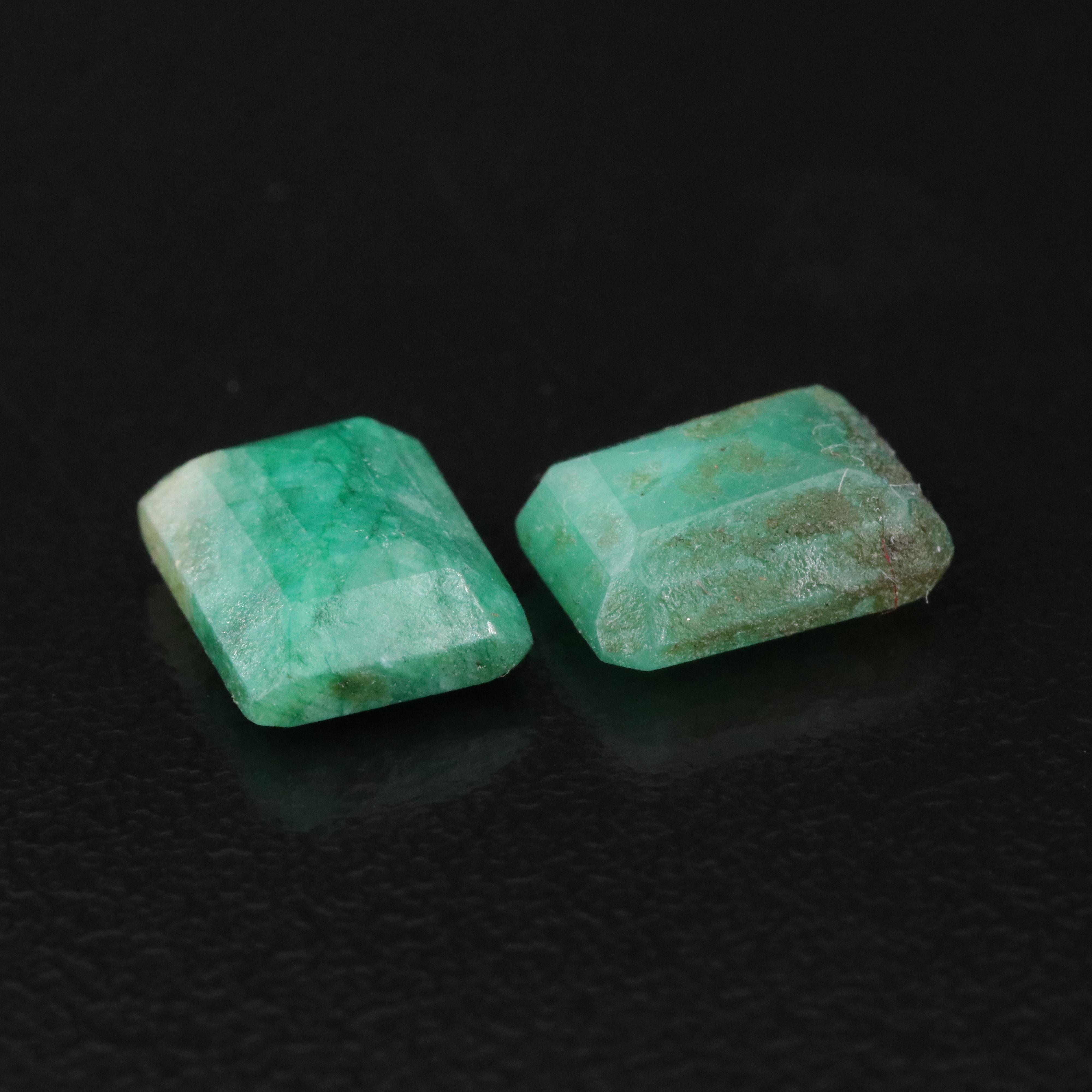 Loose 6.98 CTW Corundum Pair