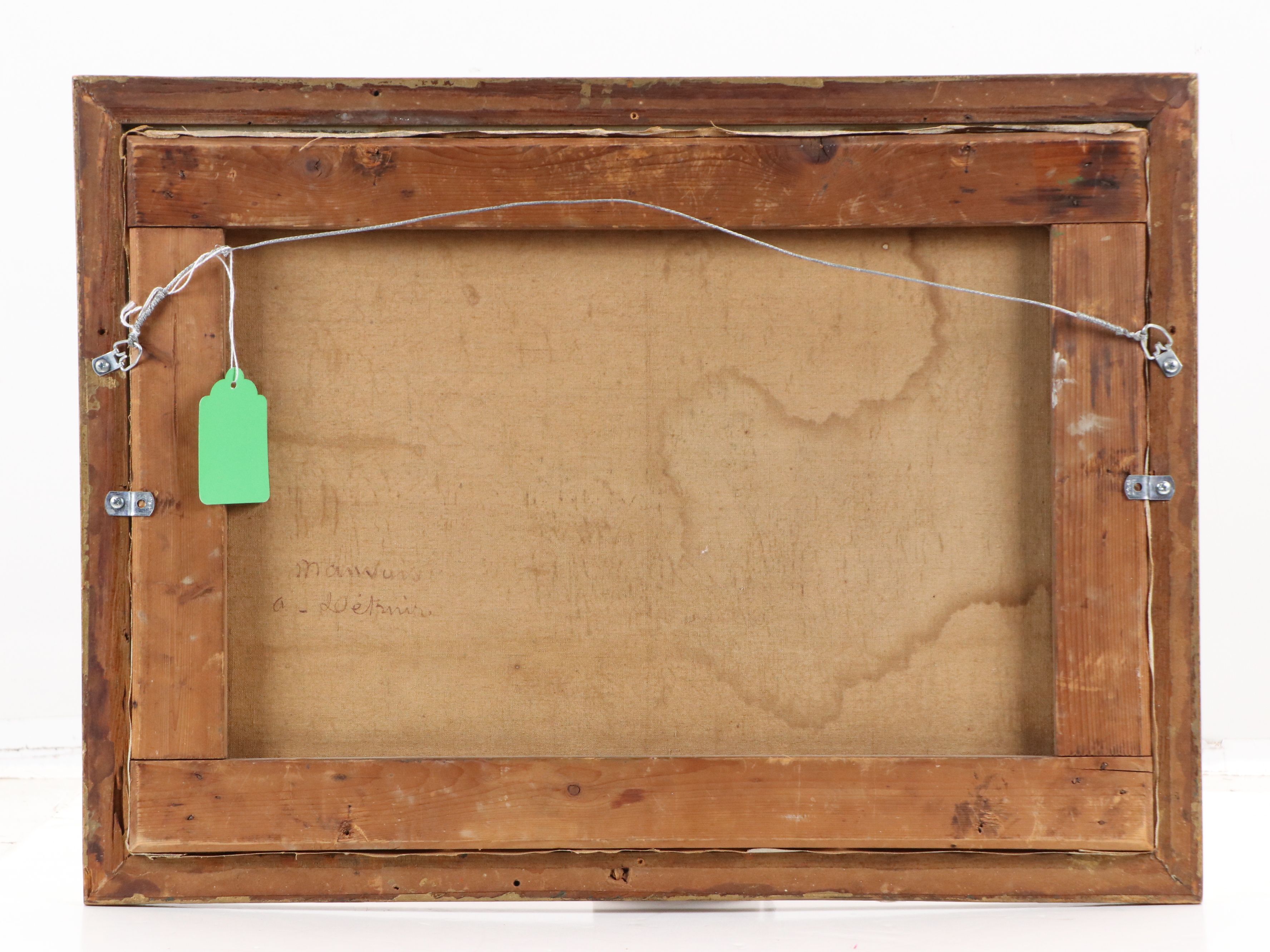 Jean Eugène Julien Massé Impressionistic Landscape Oil Painting, 19th Century