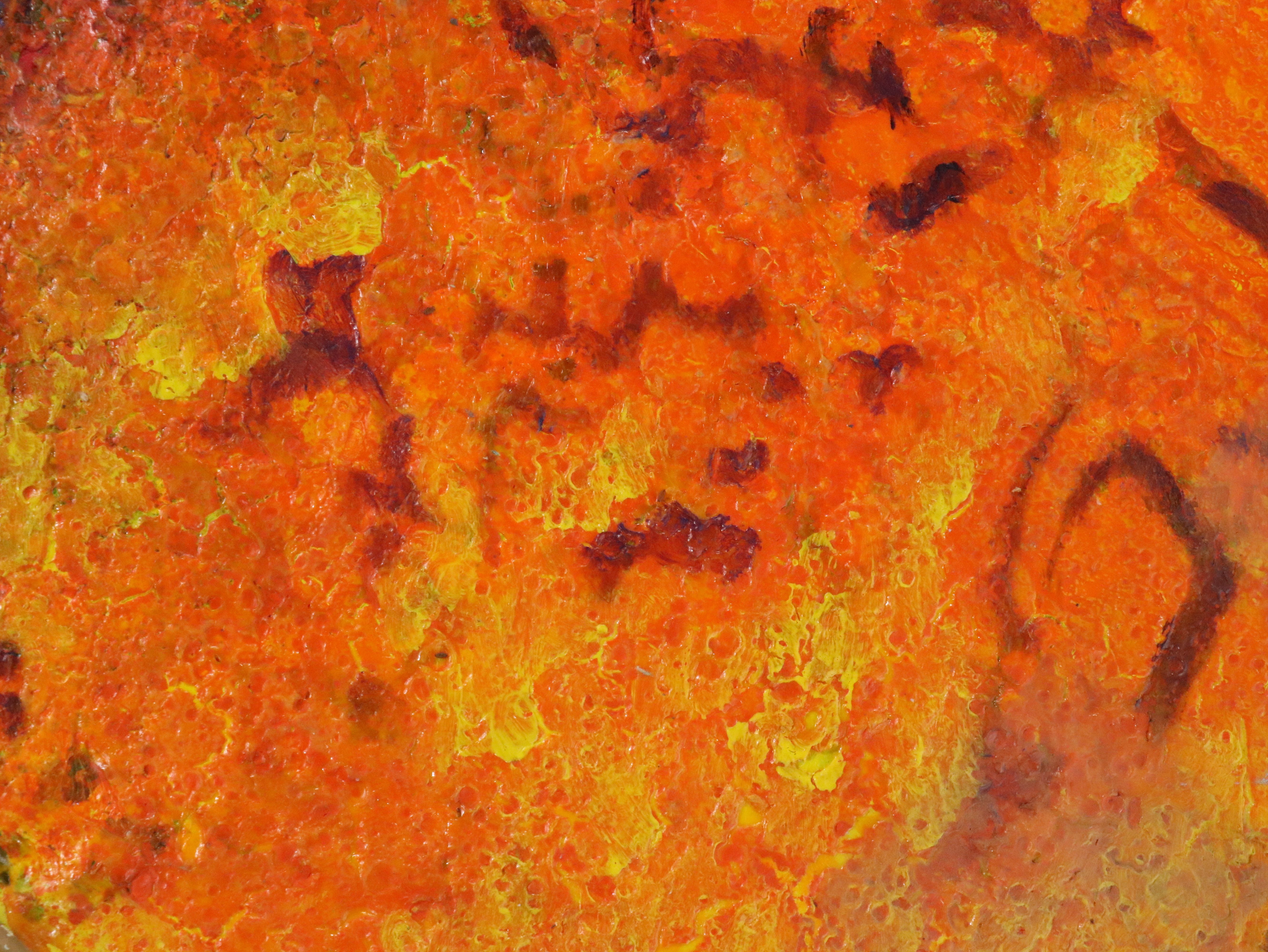 Howard Storm Monumental Acrylic Landscape Painting, Late 20th Century