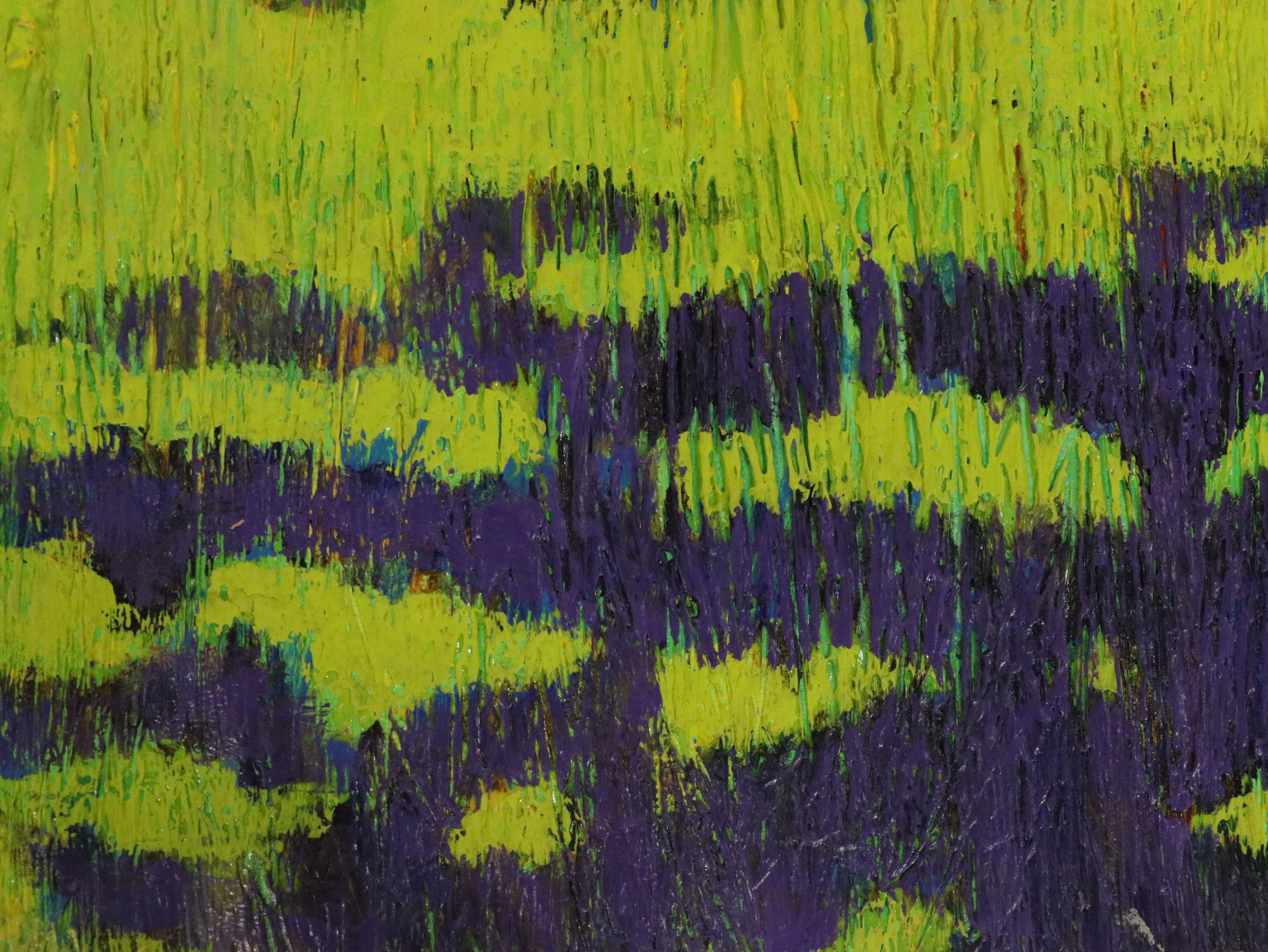 Howard Storm Monumental Acrylic Landscape Painting, Late 20th Century