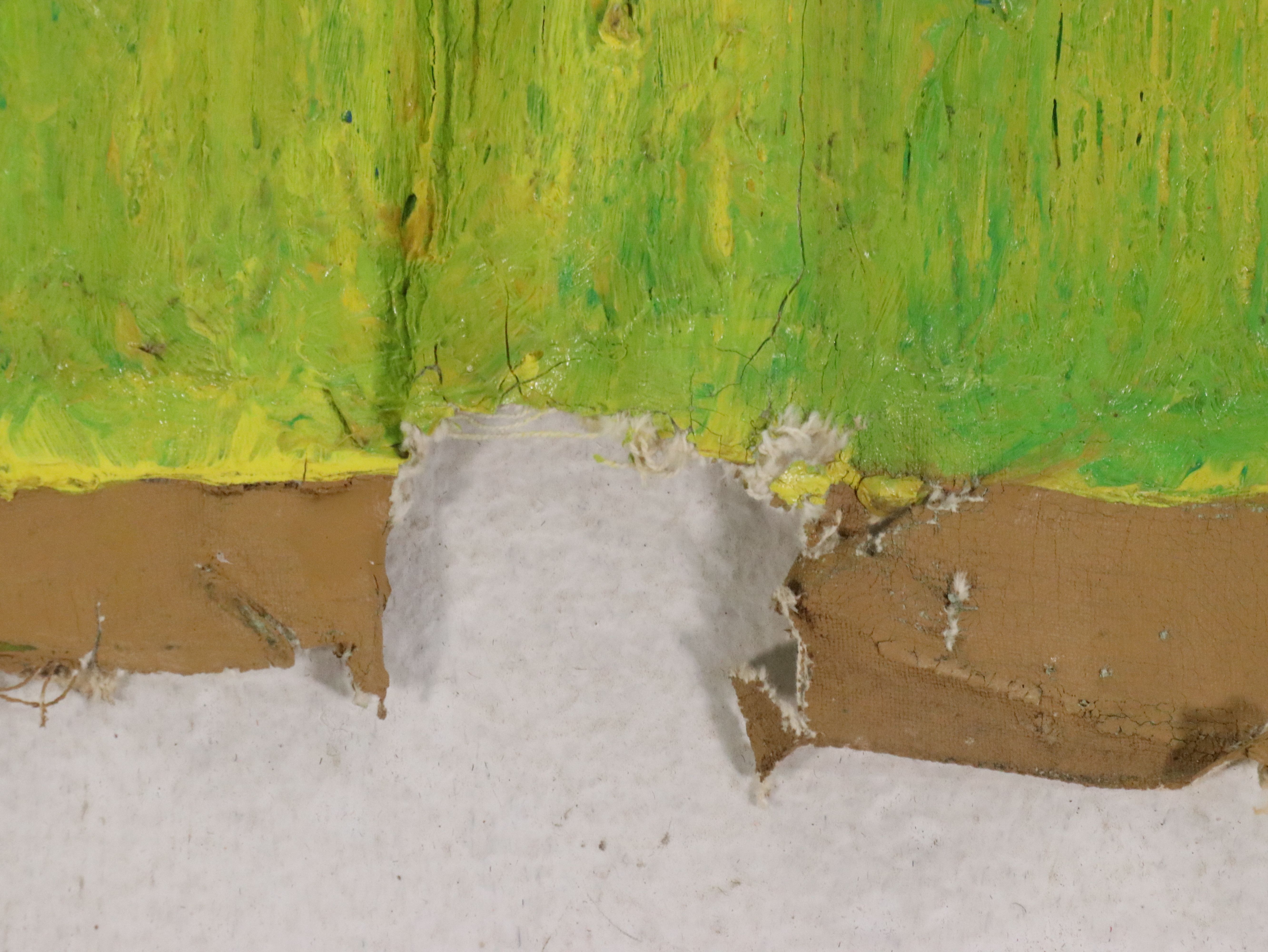 Howard Storm Monumental Acrylic Landscape Painting, Late 20th Century