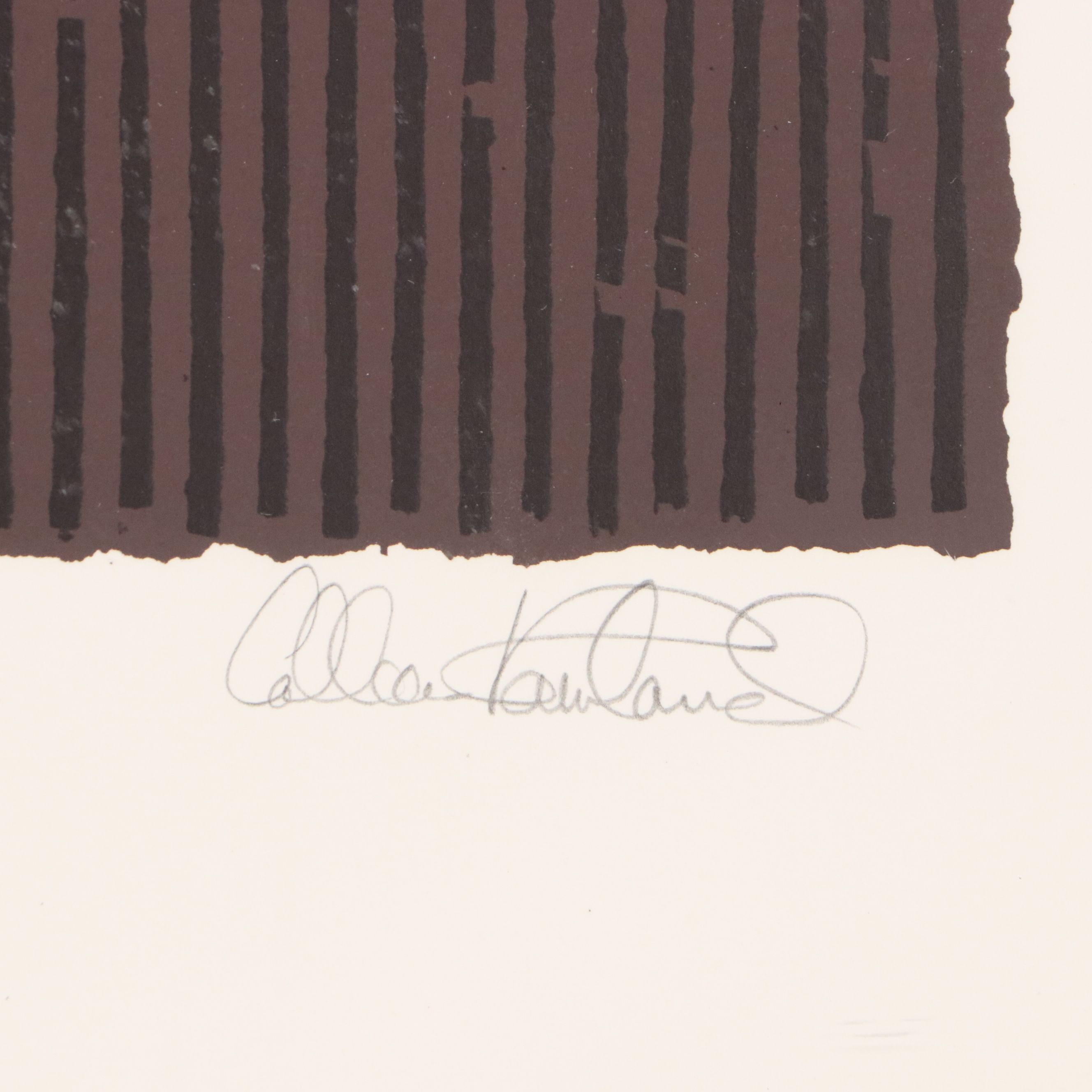 Colleen Rowland Serigraph "Tribal Pottery I"