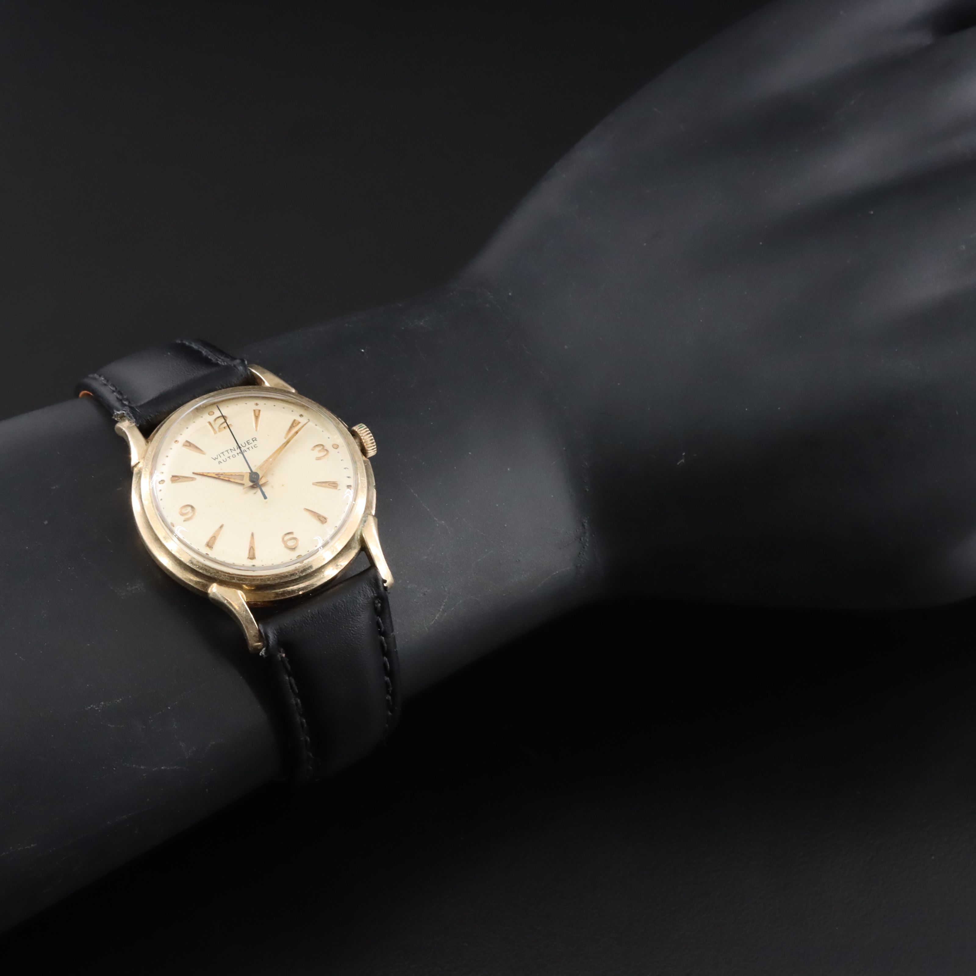 Vintage Wittnauer Stainless and Gold Filled Swiss Automatic Watch