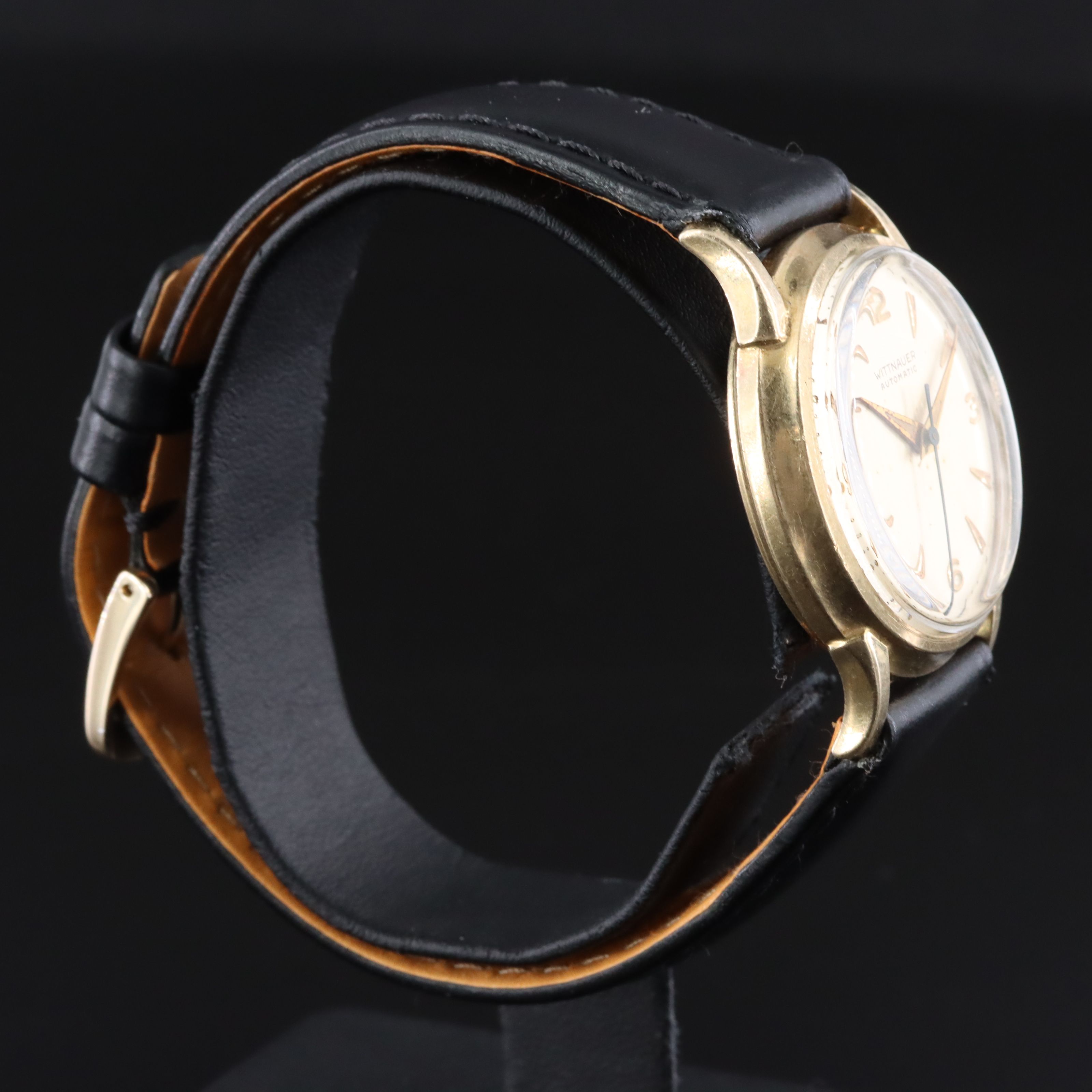 Vintage Wittnauer Stainless and Gold Filled Swiss Automatic Watch