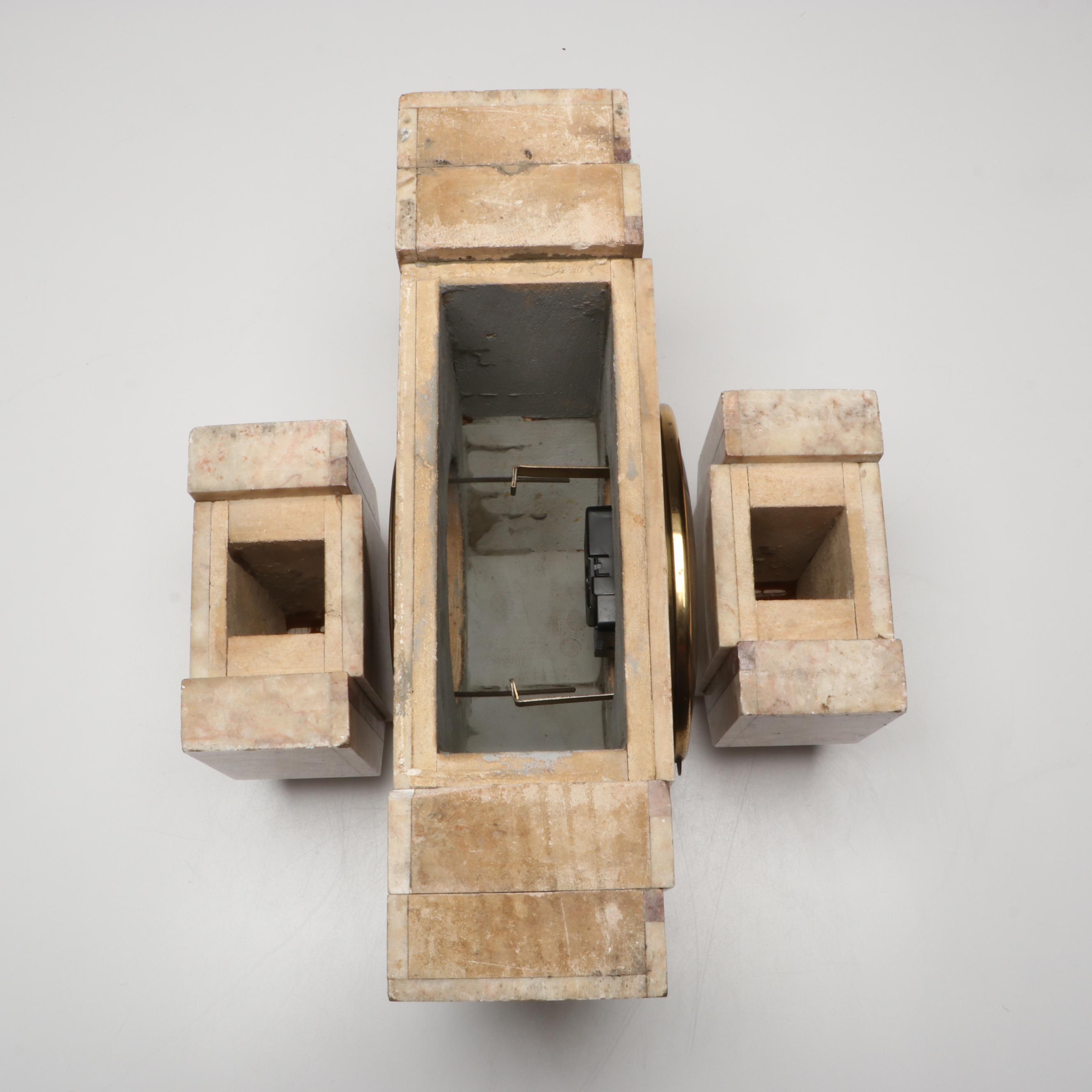 The Clock Gallery Marble Mantel Clock