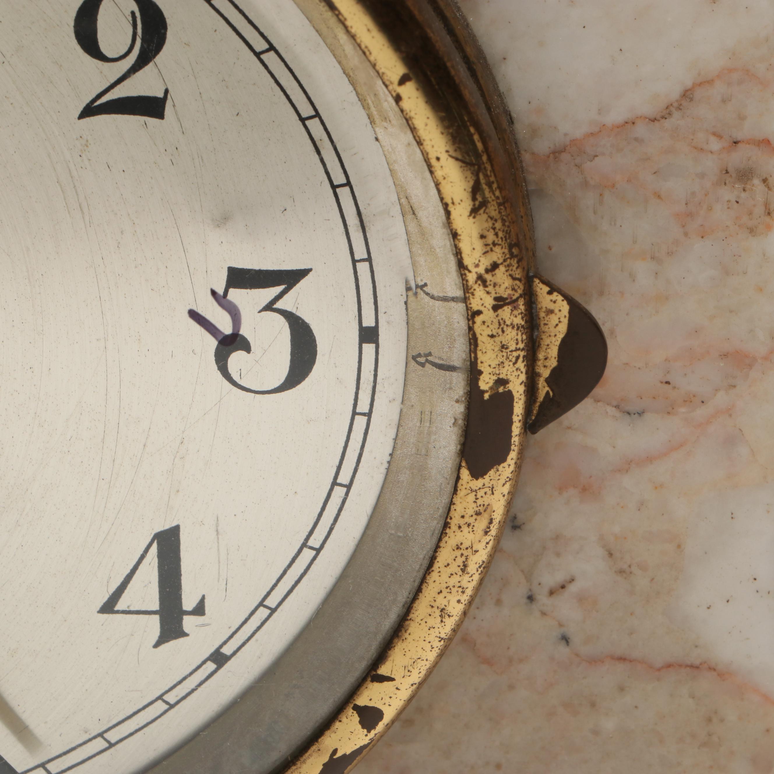 The Clock Gallery Marble Mantel Clock