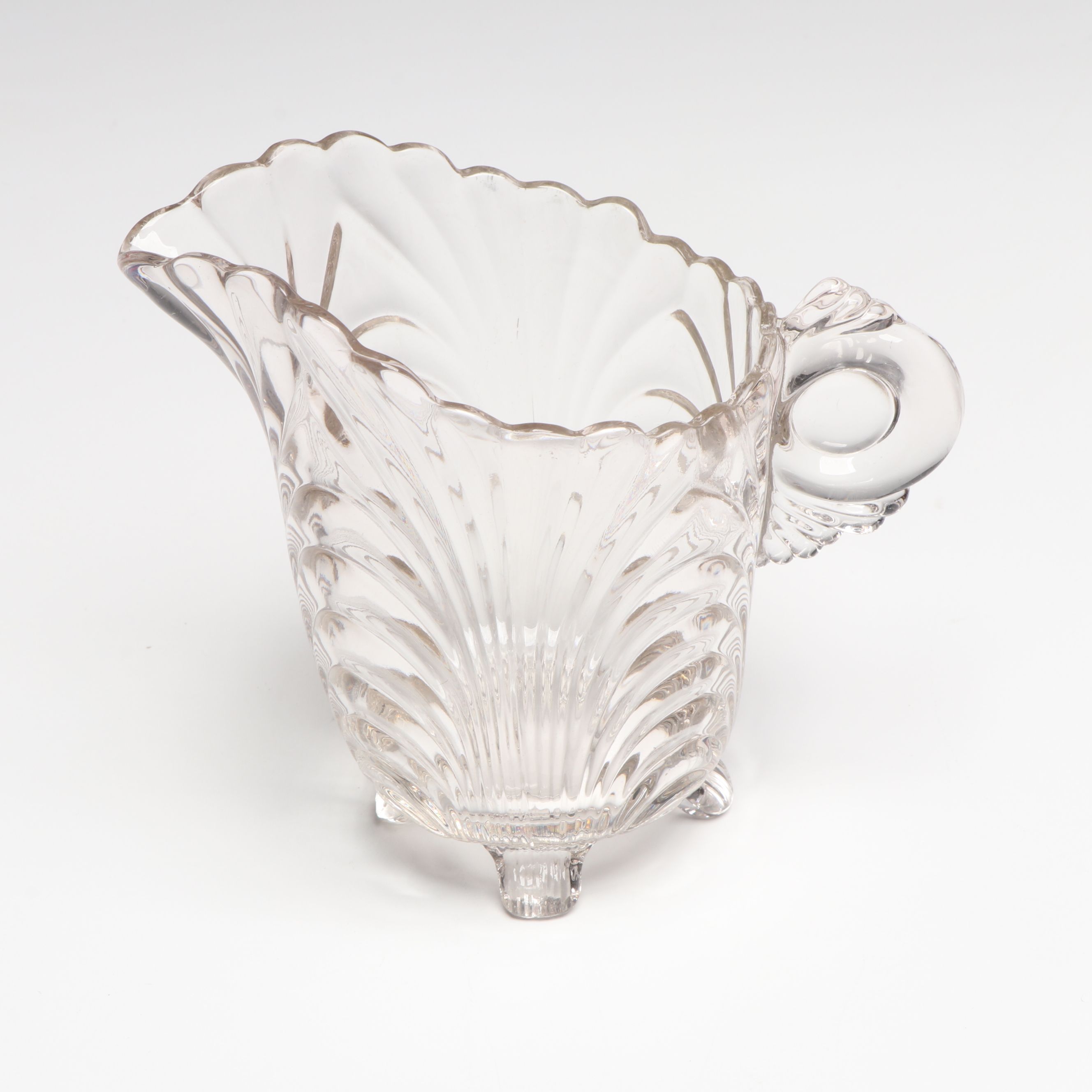 Bohemian Style Cut to Clear Decanter with Westmoreland, Other Vintage Glassware